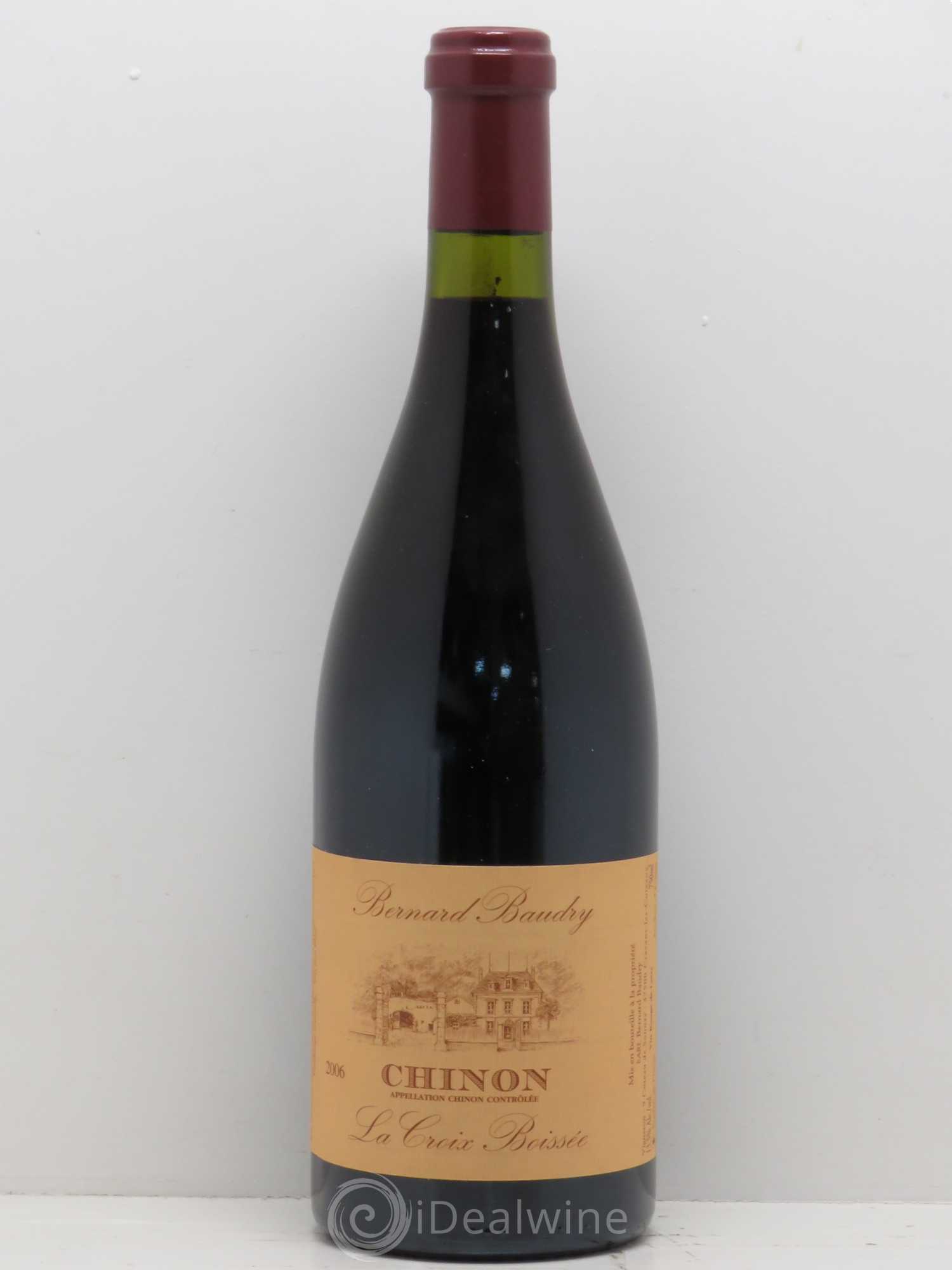 Chinon La Croix Boissée Bernard Baudry 2006 - Lot de 1 bouteille - 0
