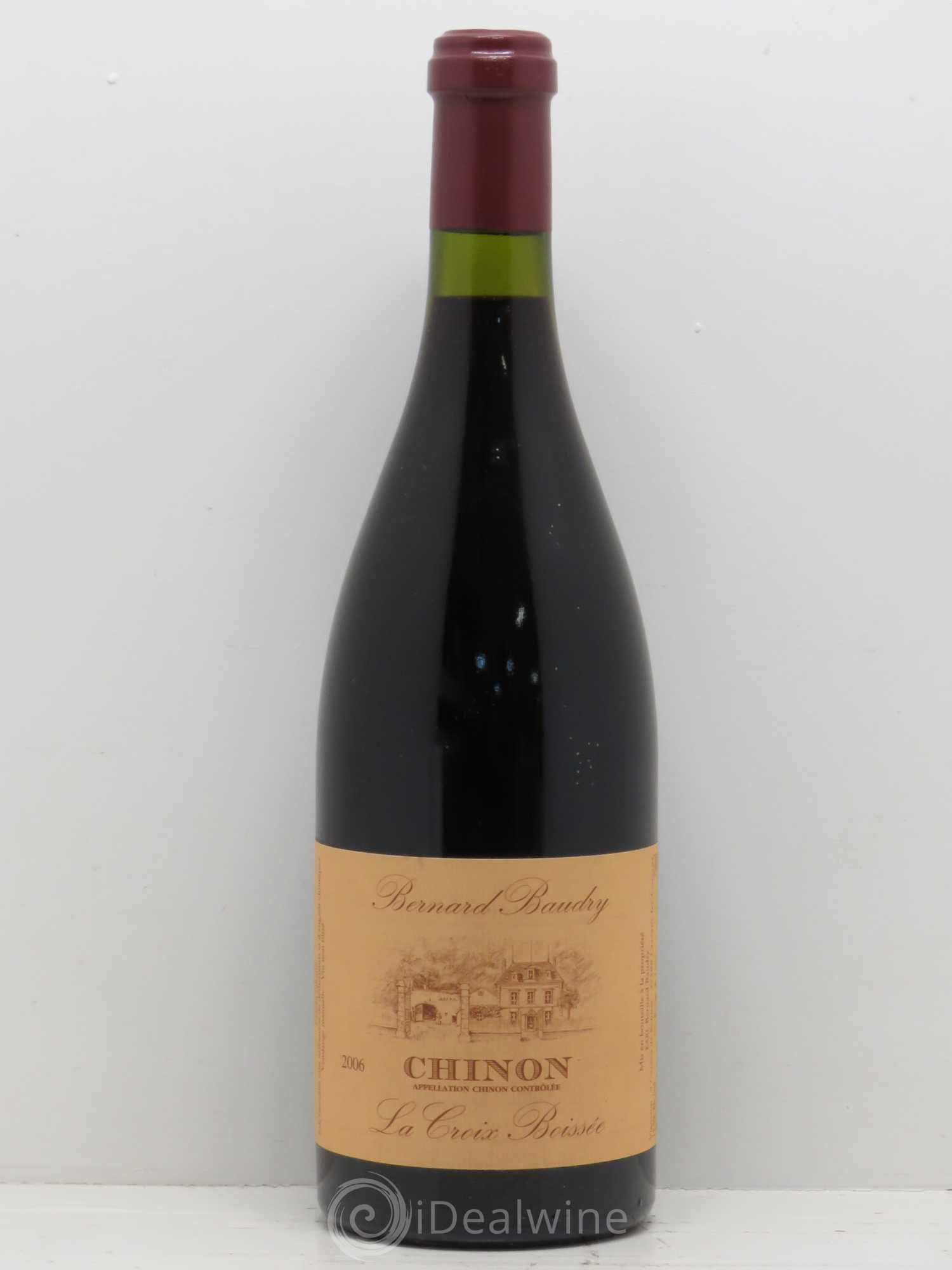 Chinon La Croix Boissée Bernard Baudry 2006 - Lot de 1 bouteille - 0