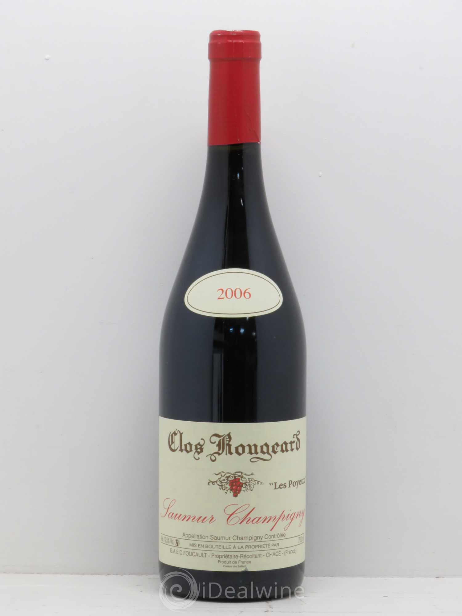 Saumur-Champigny Les Poyeux Clos Rougeard 2006 - Lot de 1 bouteille - 0