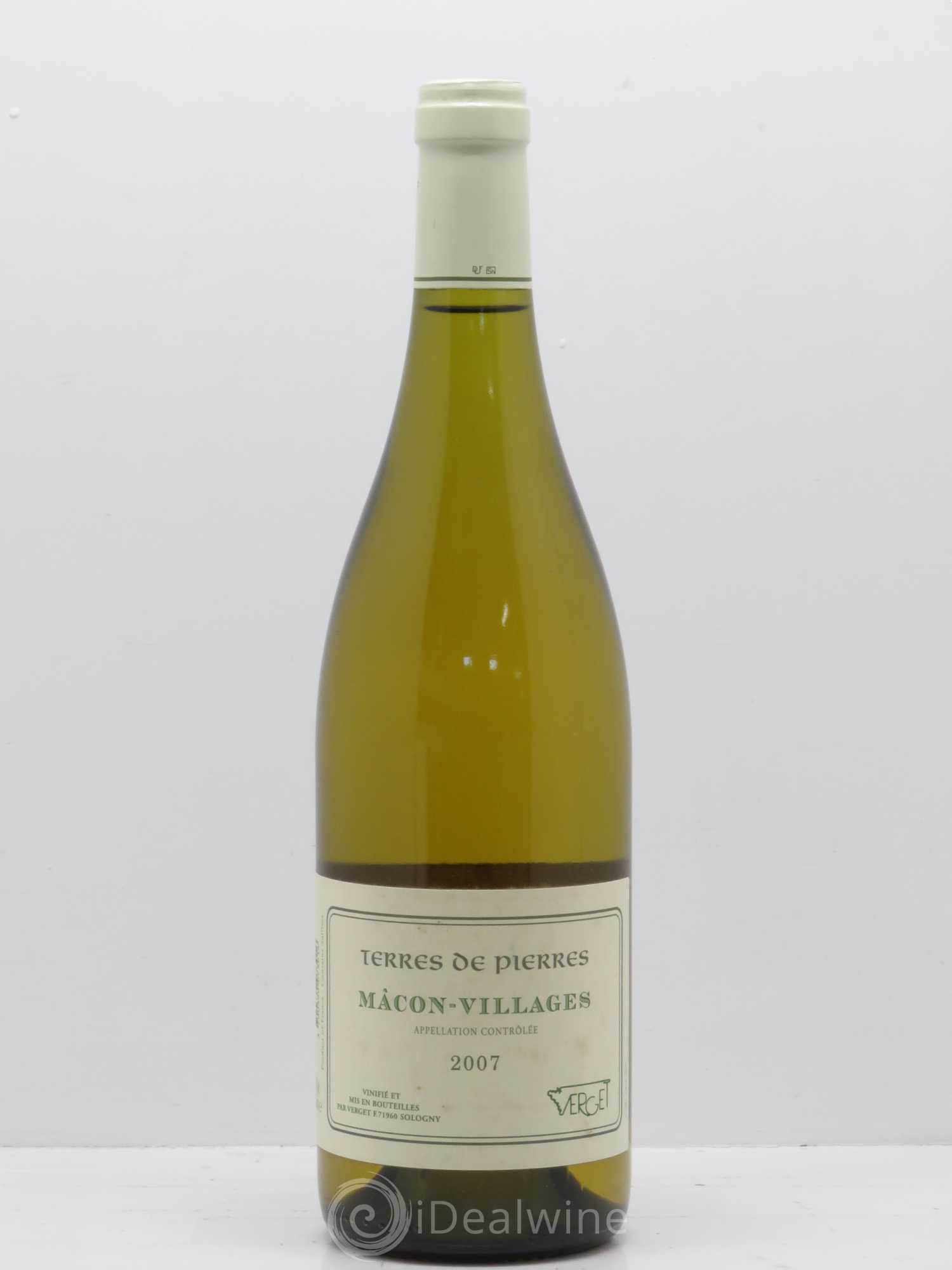 Mâcon Villages Verget 2007 - Posten von 1 Flasche - 0