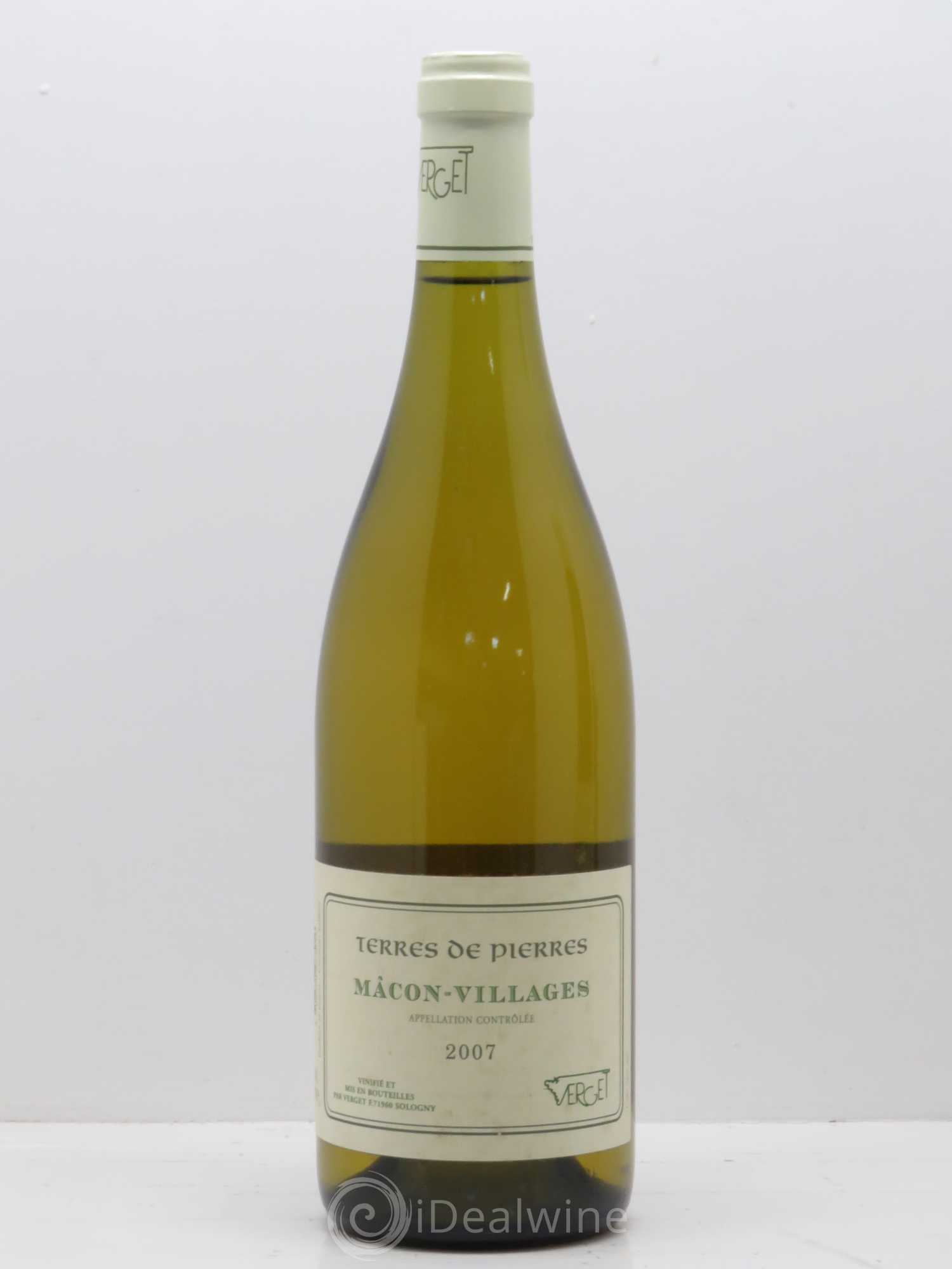 Mâcon Villages Verget 2007 - Posten von 1 Flasche - 0