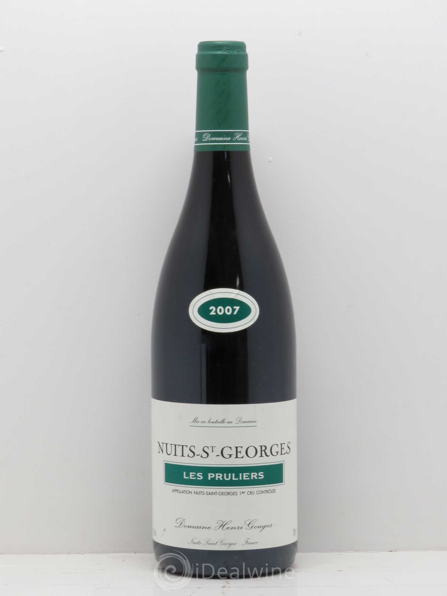 Nuits-Saint-Georges 1er Cru Les Pruliers Henri Gouges 2007 - Lot de 1 bouteille - 0