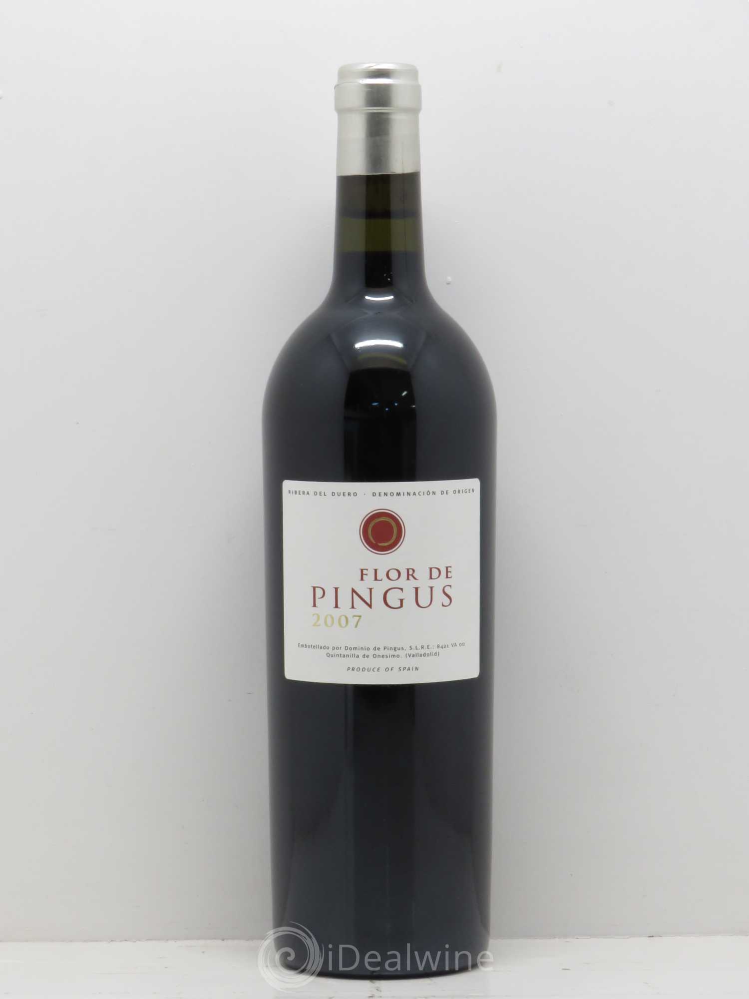 Ribera Del Duero Flor de Pingus Dominio de Pingus - Peter Sisseck 2007 - Lot de 1 bouteille - 0