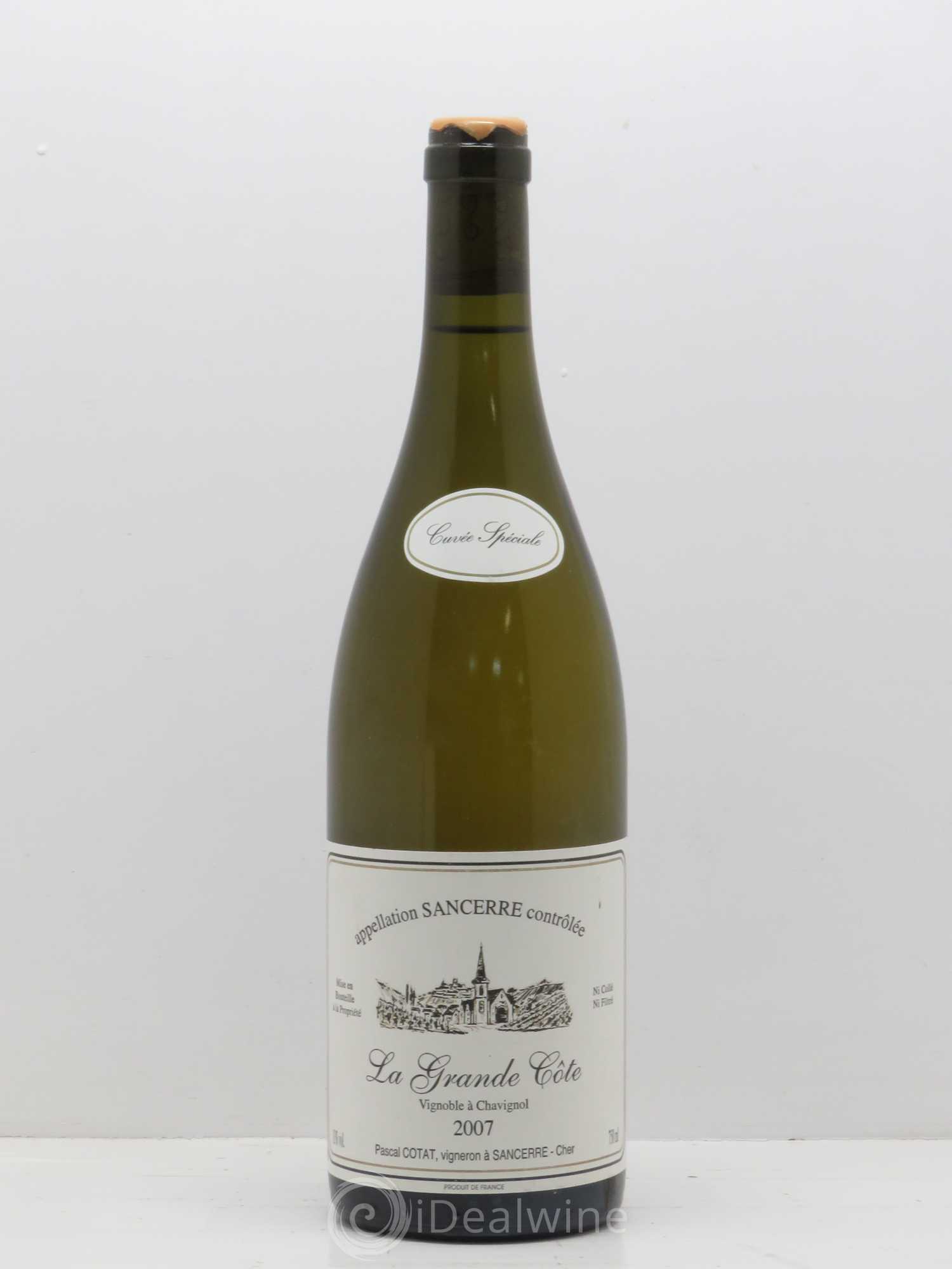 Sancerre La Grande Côte Cuvee Speciale Pascal Cotat 2007 - Posten von 1 Flasche - 0