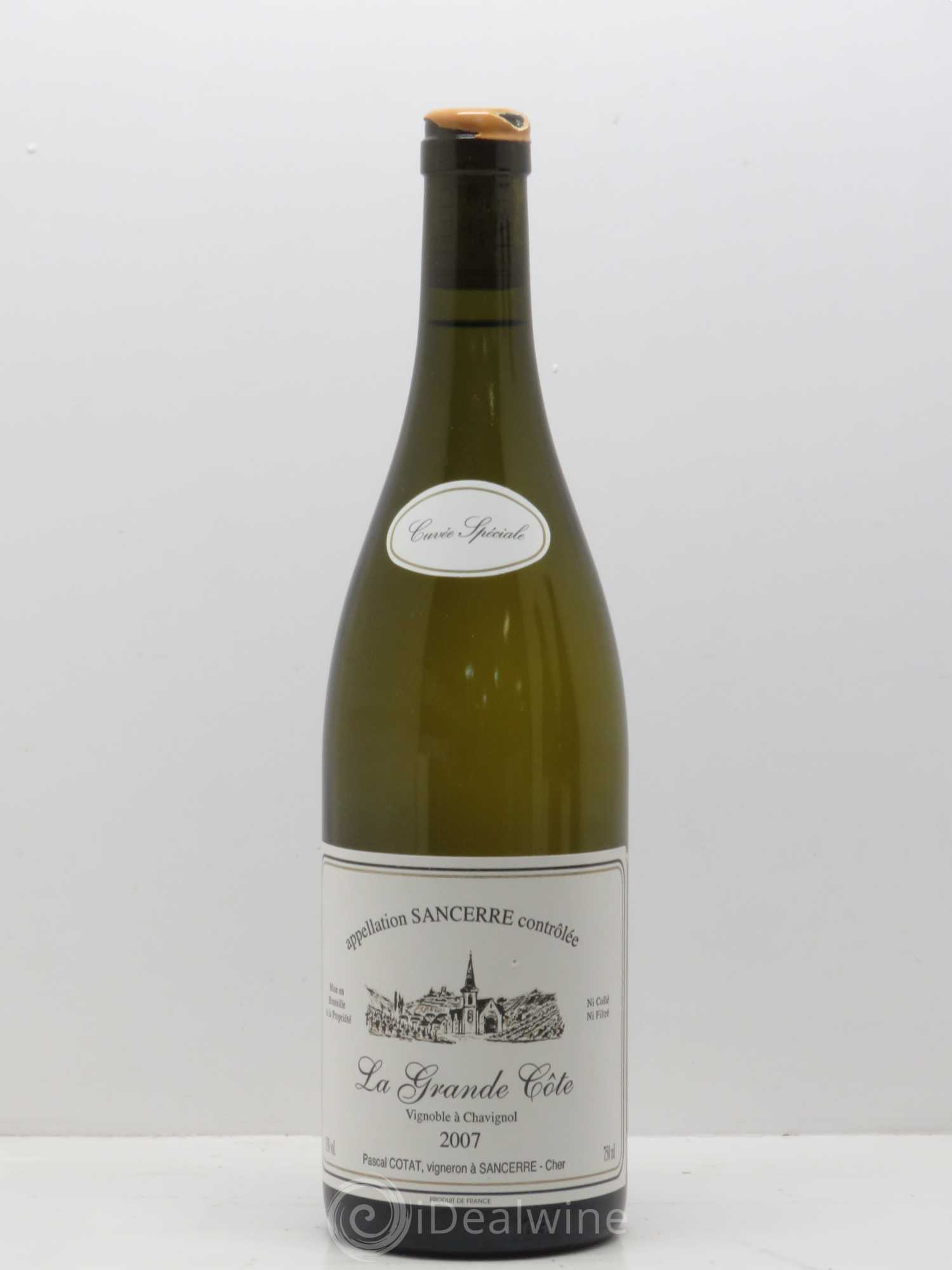 Sancerre La Grande Côte Cuvee Speciale Pascal Cotat 2007 - Posten von 1 Flasche - 0