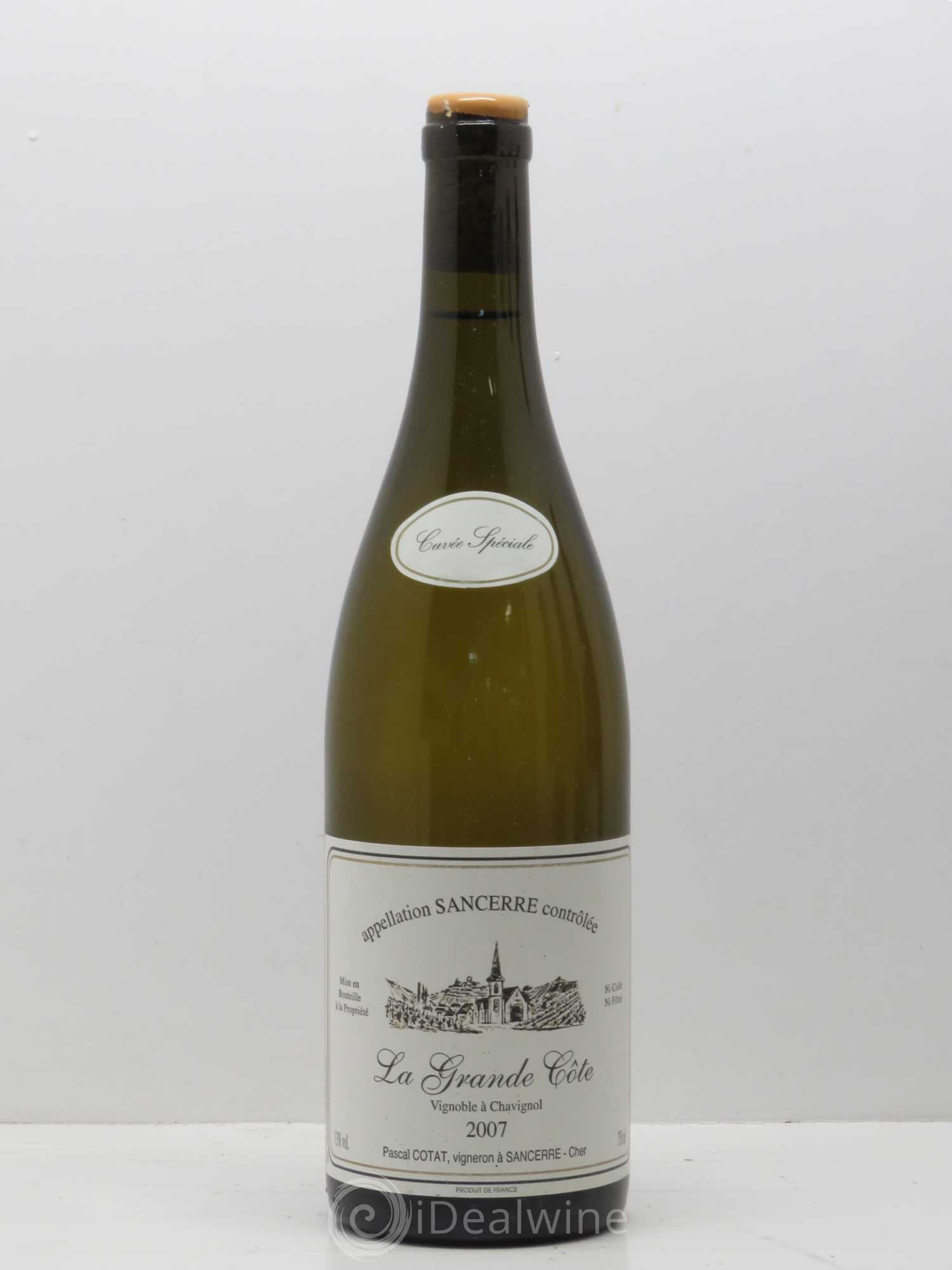Sancerre La Grande Côte Cuvee Speciale Pascal Cotat 2007 - Posten von 1 Flasche - 0