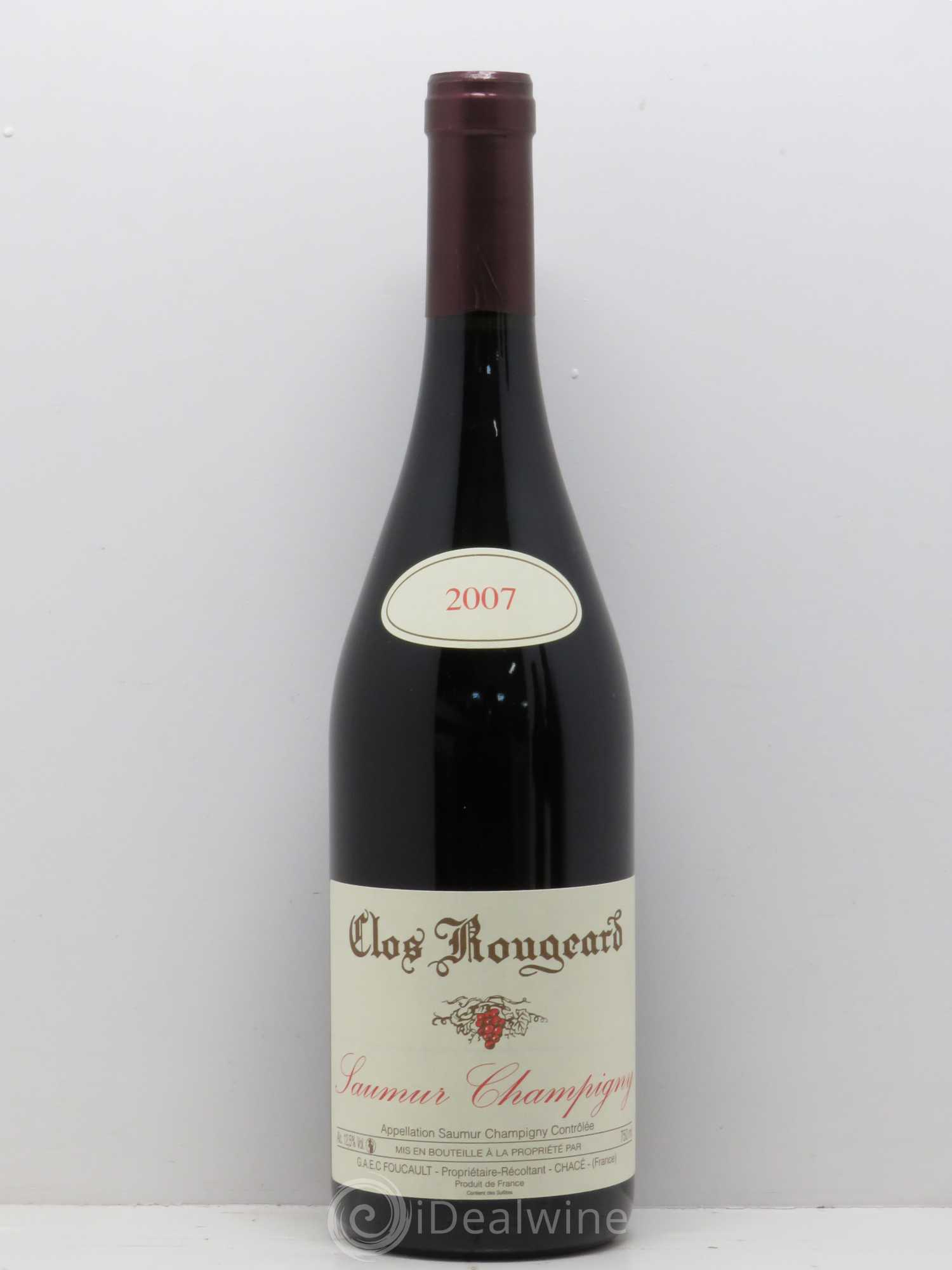 Saumur-Champigny Clos Rougeard 2007 - Lot de 1 bouteille - 0