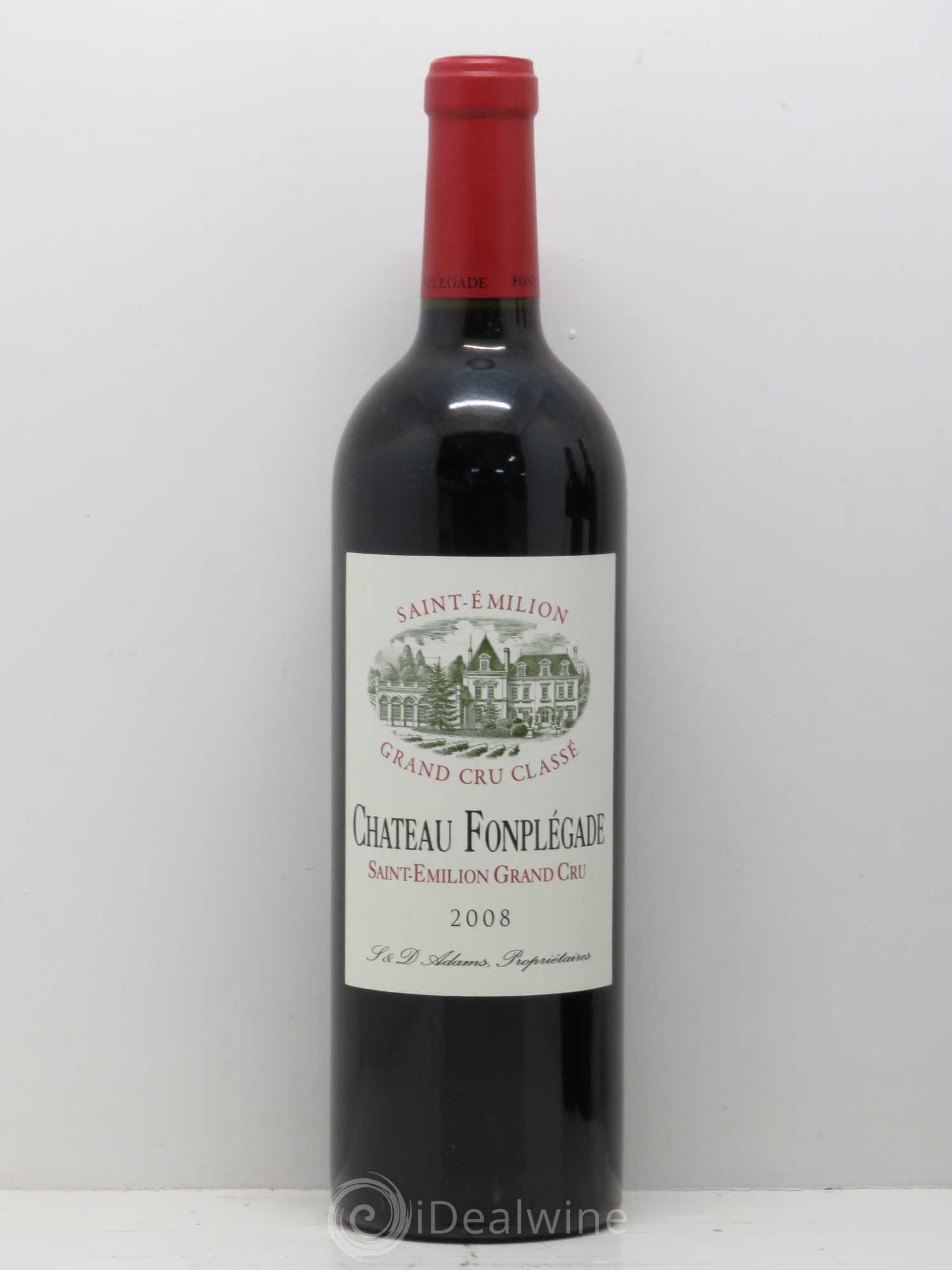 Château Fonplegade Grand Cru Classé (sans prix de réserve) 2008 - Lot de 1 bouteille - 0