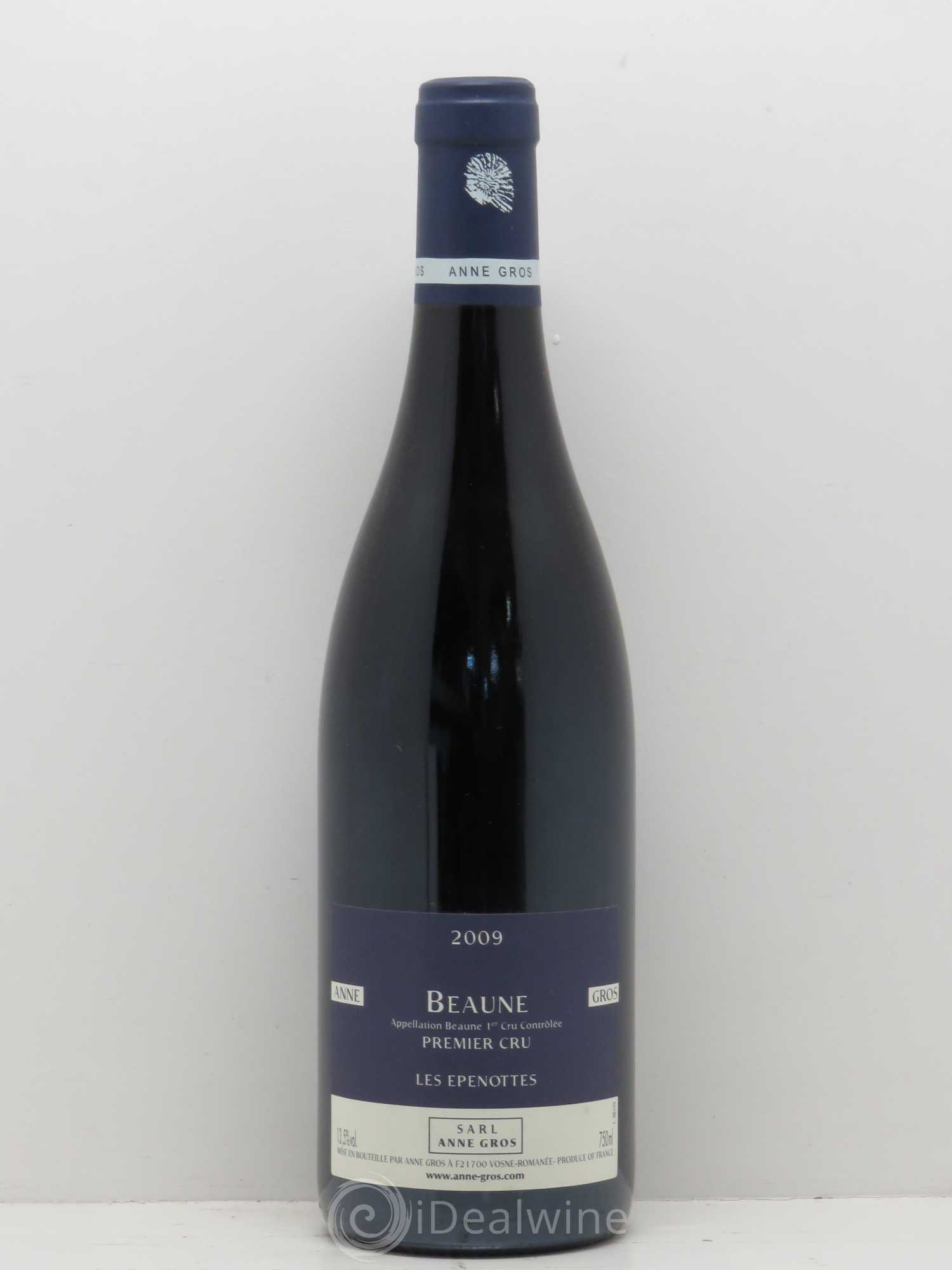 Beaune 1er Cru Les Epenottes Anne Gros 2009 - Lot de 1 bouteille - 0