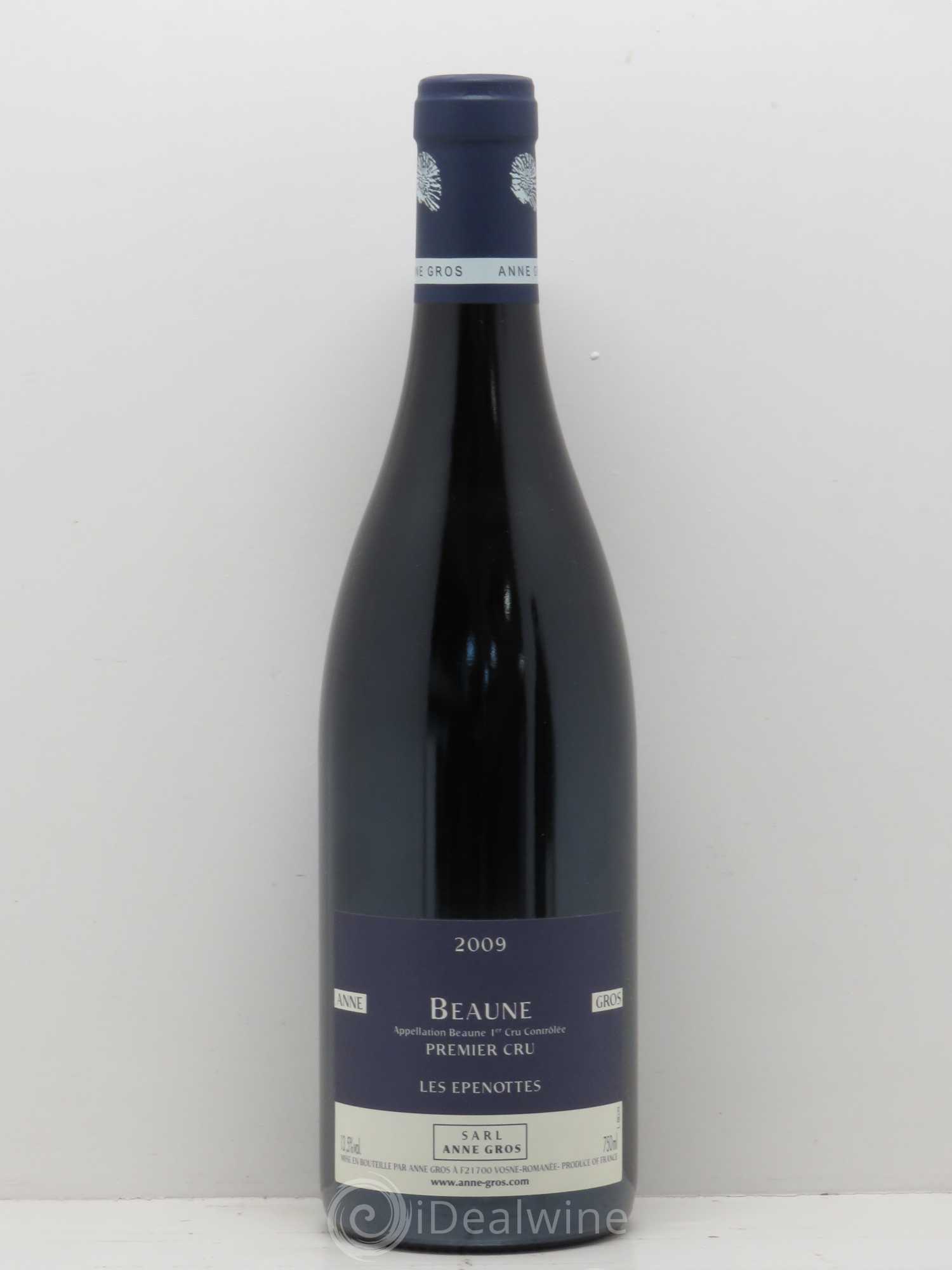 Beaune 1er Cru Les Epenottes Anne Gros 2009 - Lot de 1 bouteille - 0