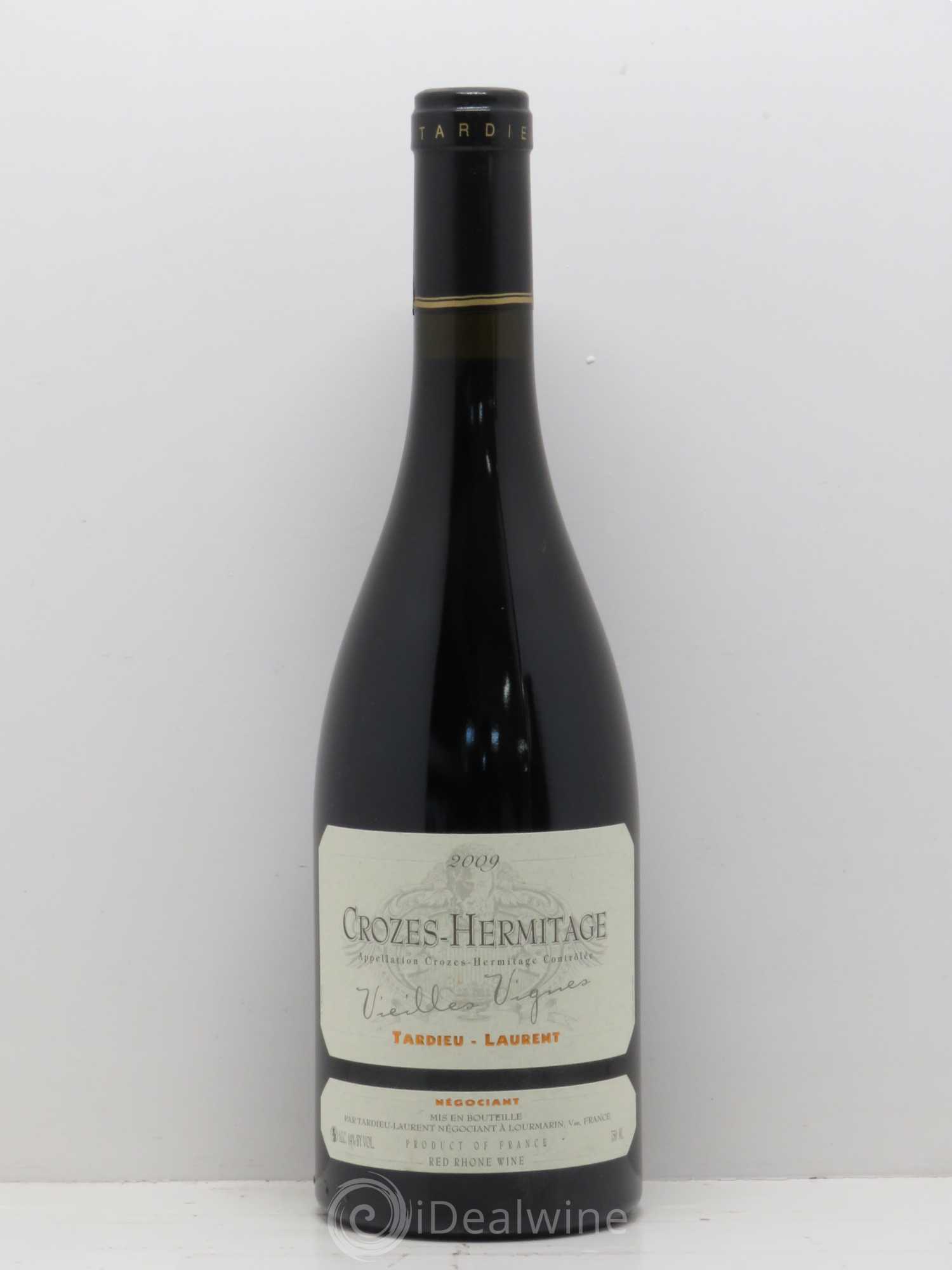 Crozes-Hermitage Vieilles Vignes Tardieu Laurent 2009 - Lot de 1 bouteille - 0