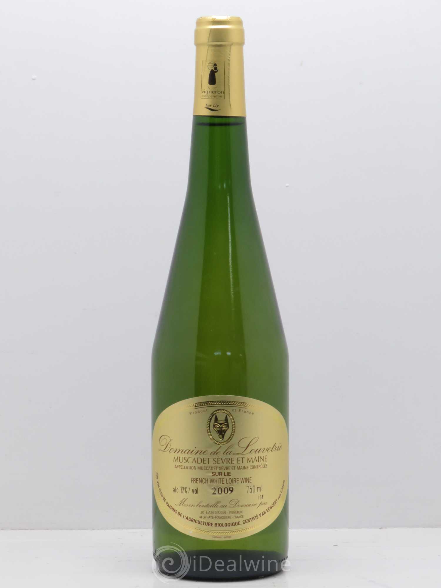 Muscadet-Sèvre-et-Maine La Louvetrie Jo Landron 2009 - Lot de 1 bouteille - 0