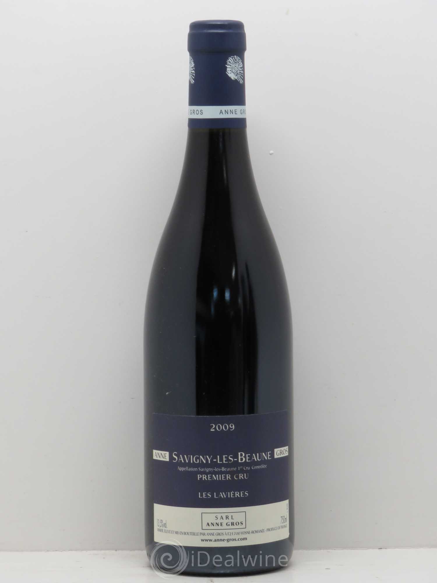 Savigny-lès-Beaune 1er Cru Lavieres Anne Gros 2009 - Posten von 1 Flasche - 0