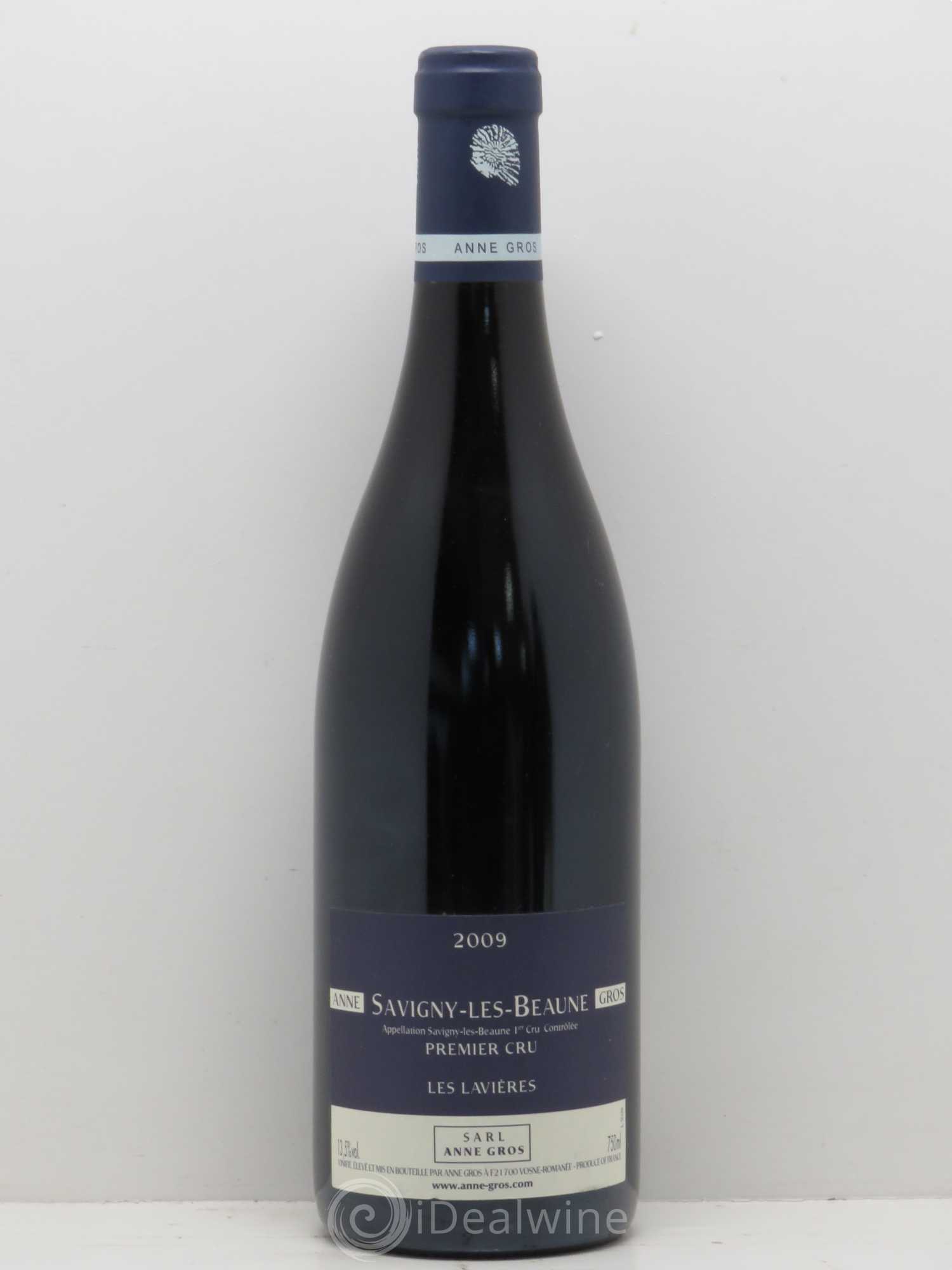 Savigny-lès-Beaune 1er Cru Lavieres Anne Gros 2009 - Posten von 1 Flasche - 0