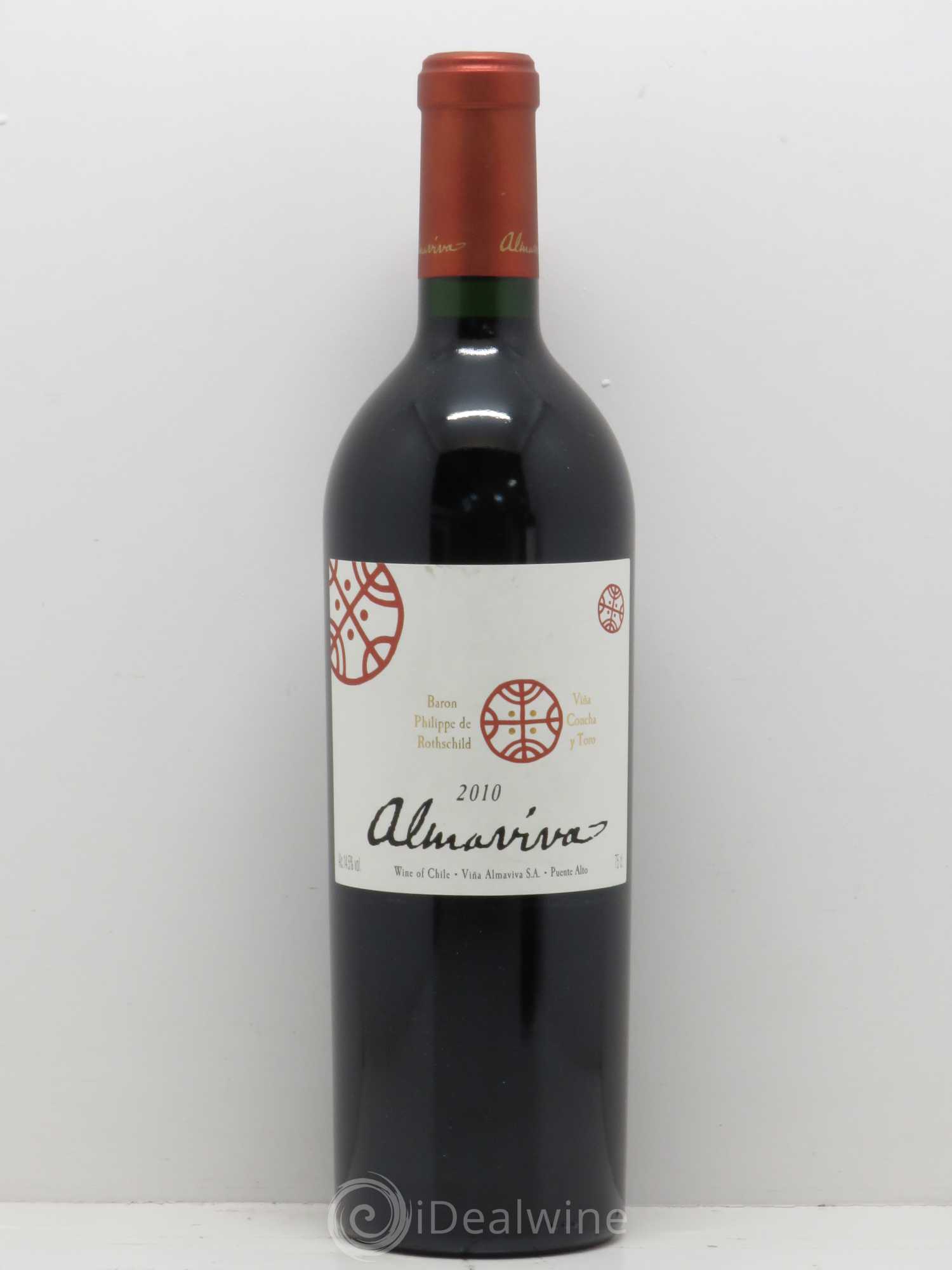 Chili Almaviva Baron P. de Rothschild Concha y Toro 2010 - Lot de 1 bouteille - 0
