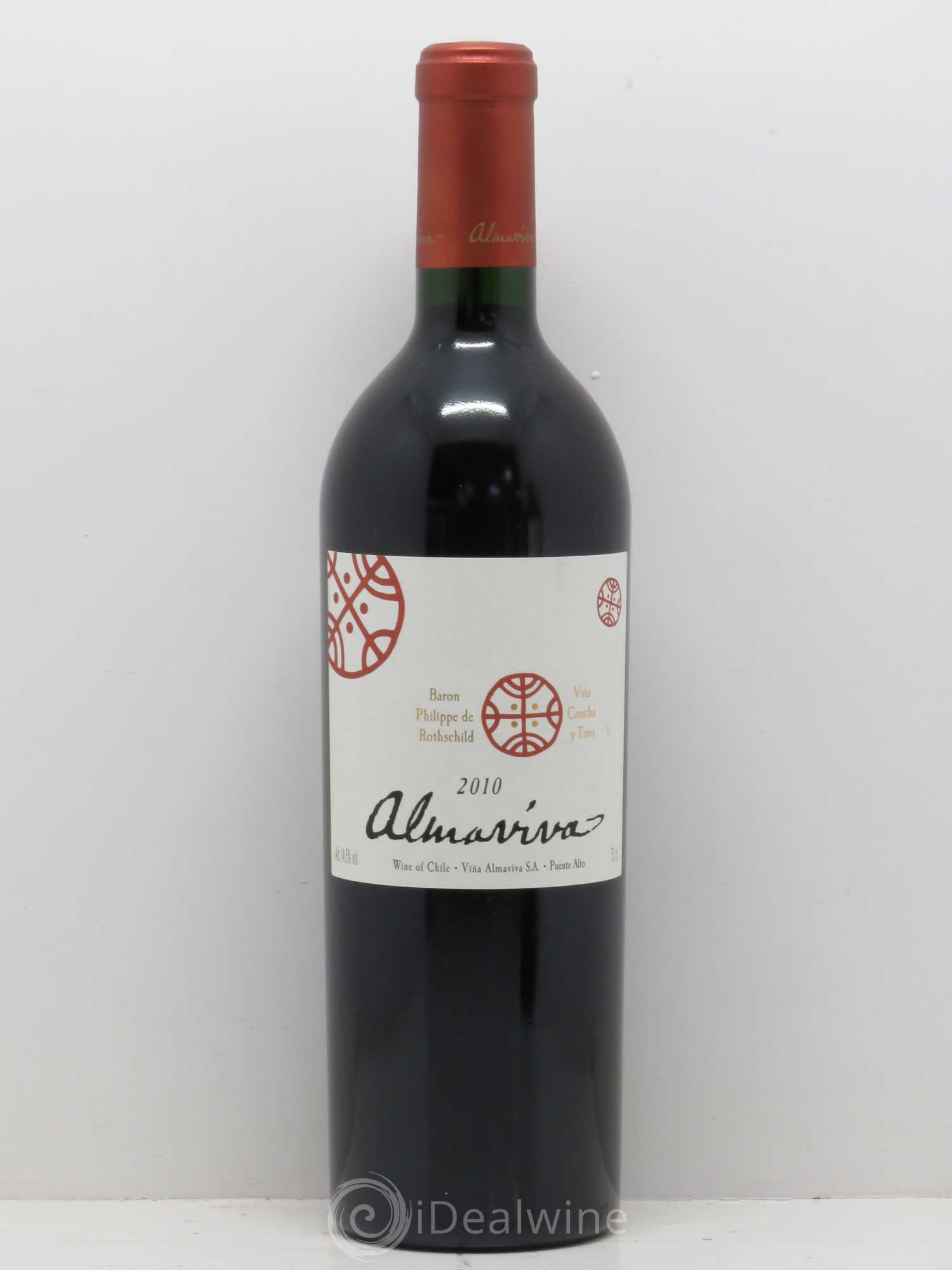 Chili Almaviva Baron P. de Rothschild Concha y Toro 2010 - Lot de 1 bouteille - 0