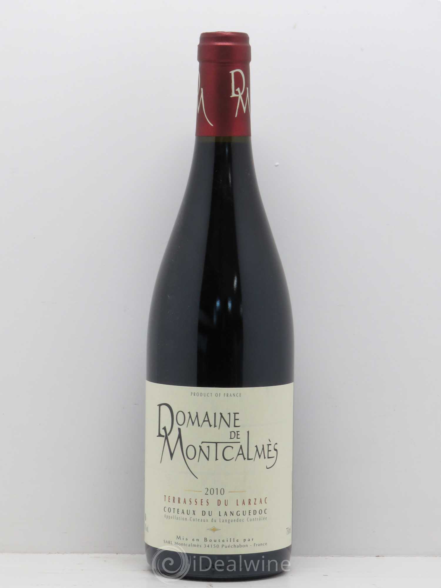 Terrasses du Larzac Domaine de Montcalmès Frédéric Pourtalié 2010 - Lot de 1 bouteille - 0