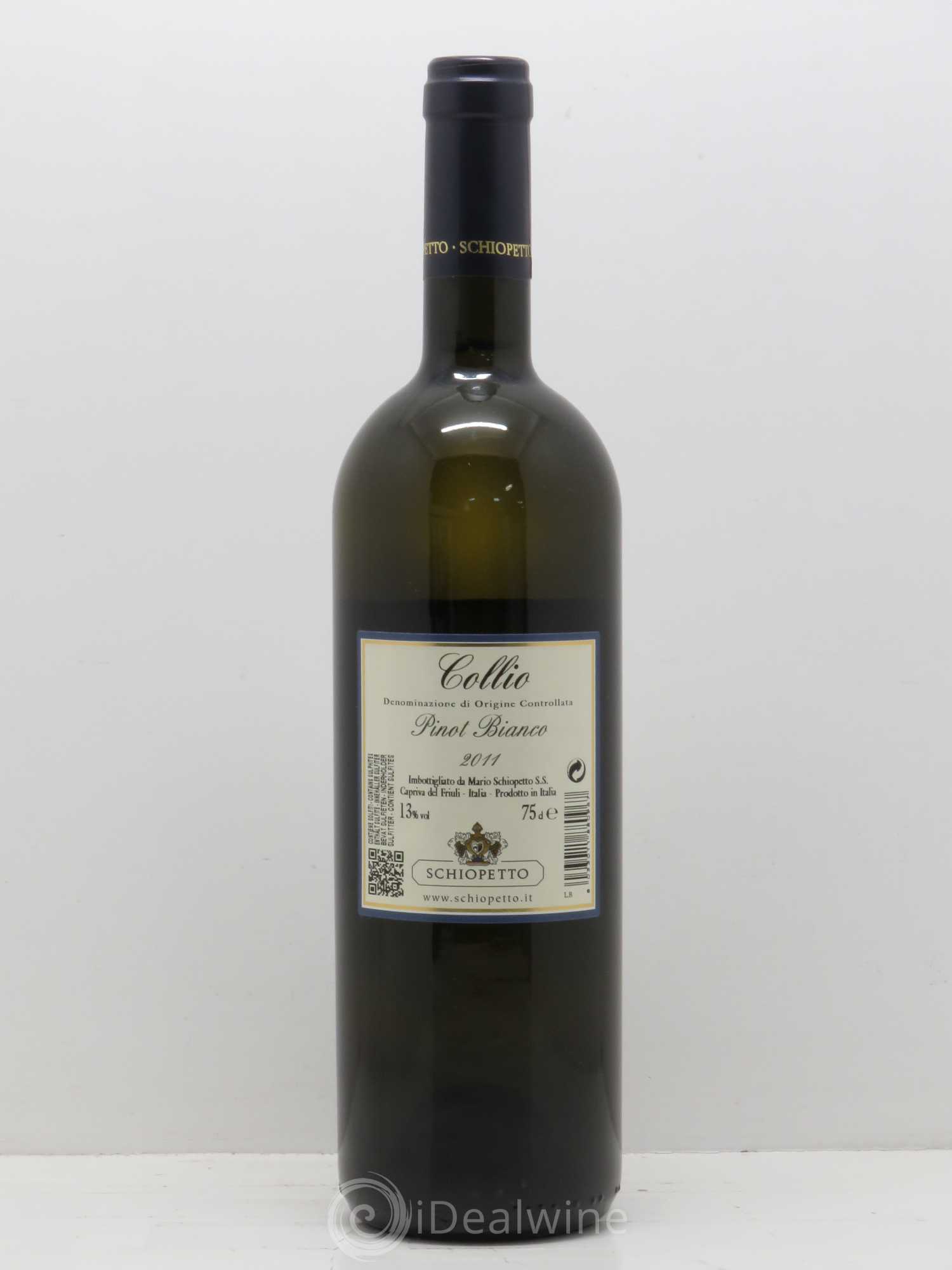 Italie Collio Pinot Bianco Schiopetteo 2011 - Posten von 1 Flasche - 1
