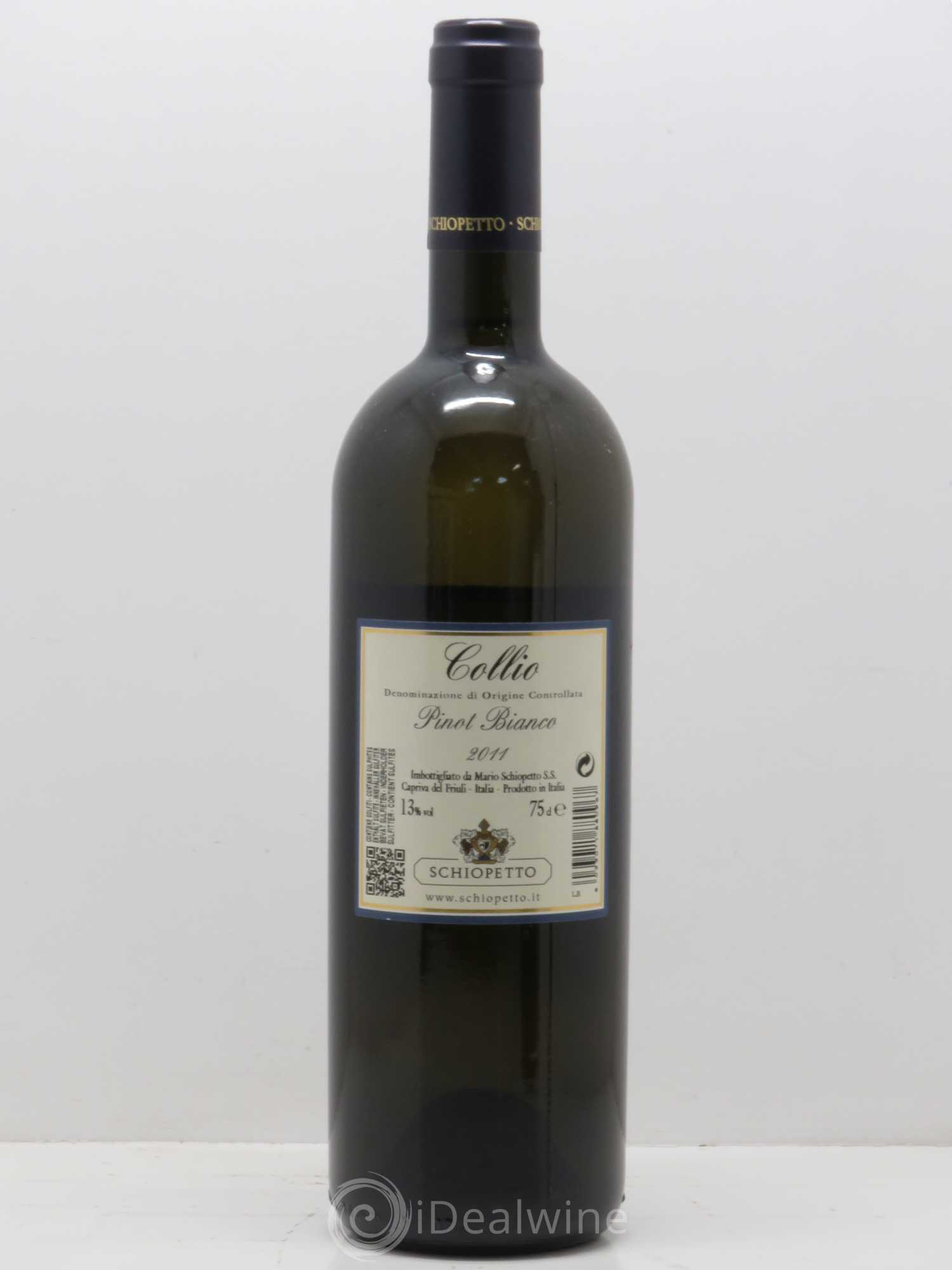 Italie Collio Pinot Bianco Schiopetteo 2011 - Posten von 1 Flasche - 1