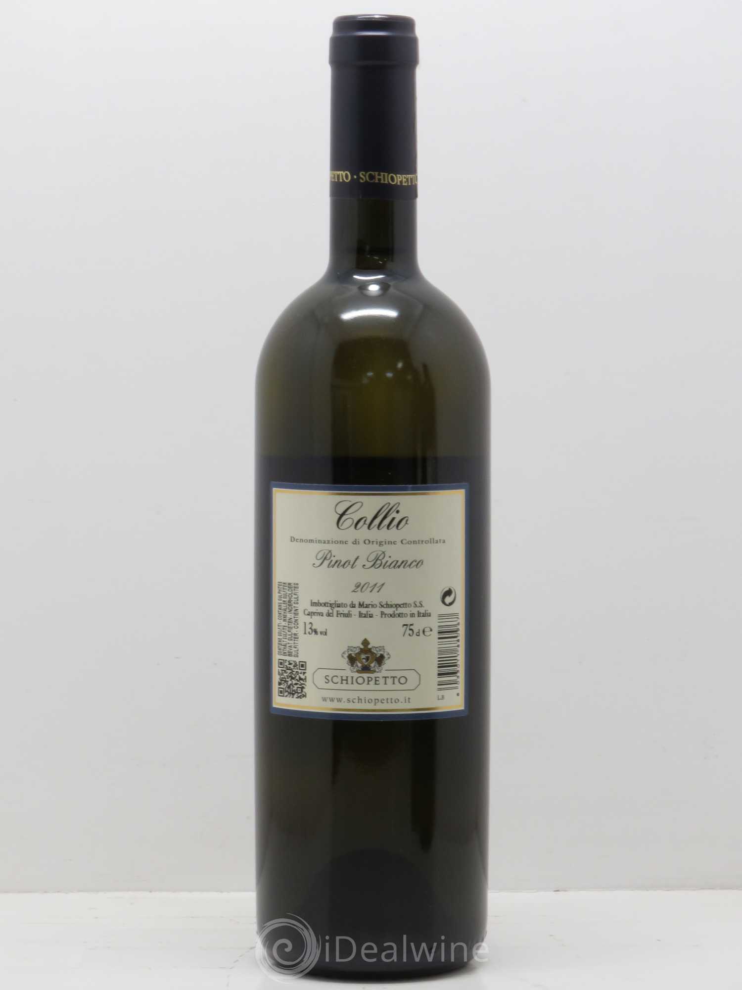 Italie Collio Pinot Bianco Schiopetteo 2011 - Posten von 1 Flasche - 1