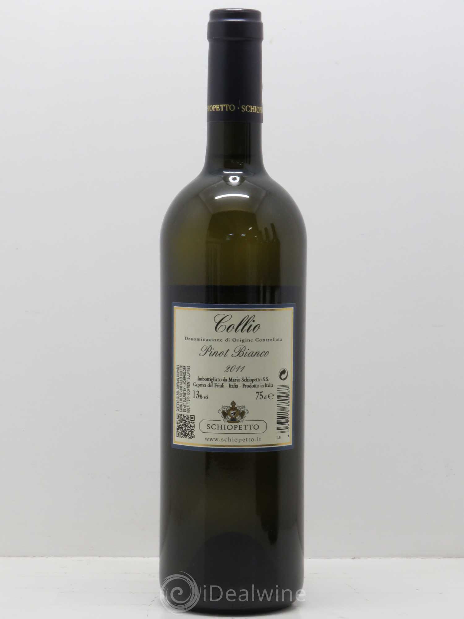 Italie Collio Pinot Bianco Schiopetteo 2011 - Posten von 1 Flasche - 1
