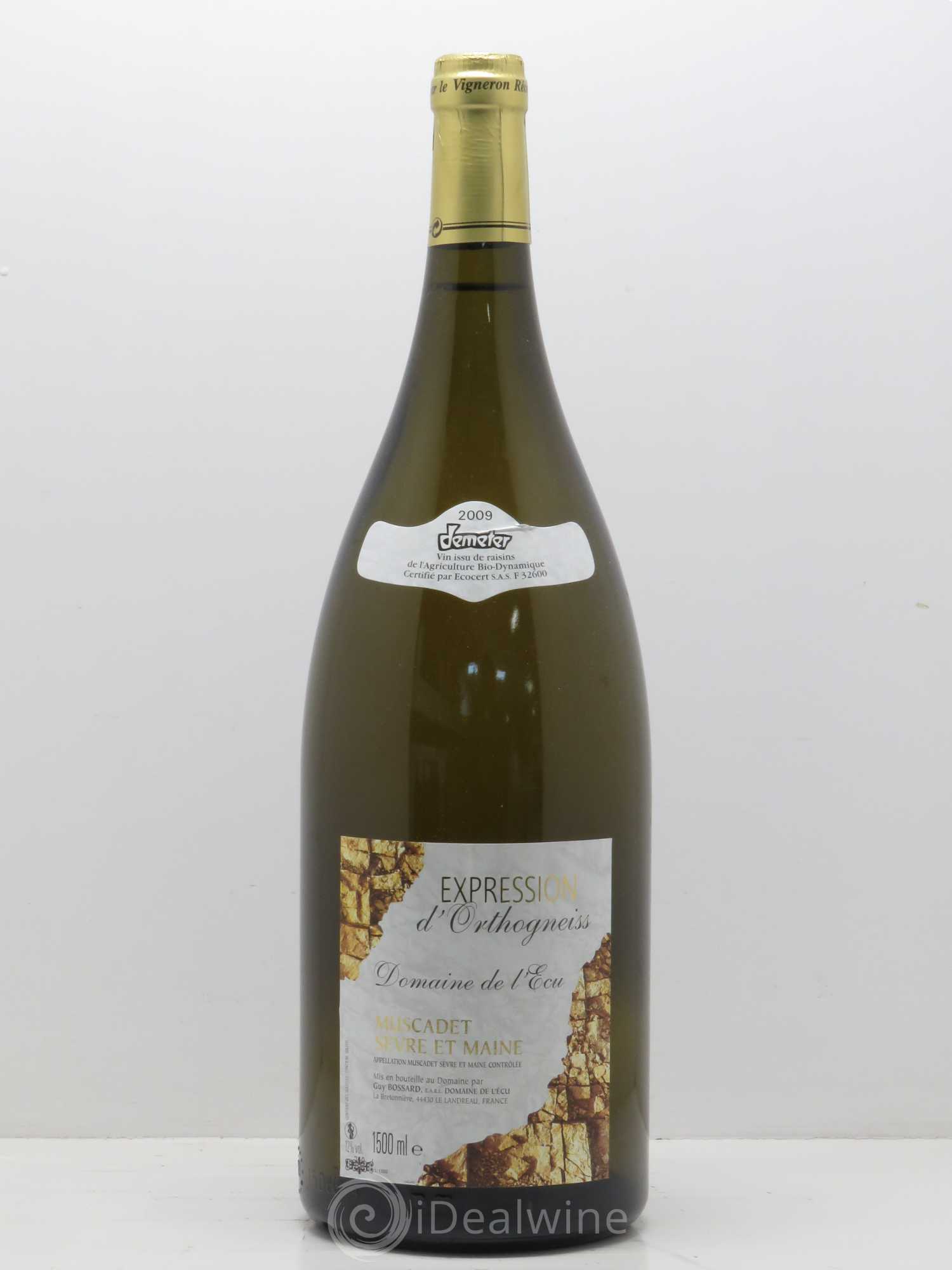 Muscadet-Sèvre-et-Maine Expression D'Orthogneiss Domaine L'Ecu 2009 - Posten von 1 Magnum - 0