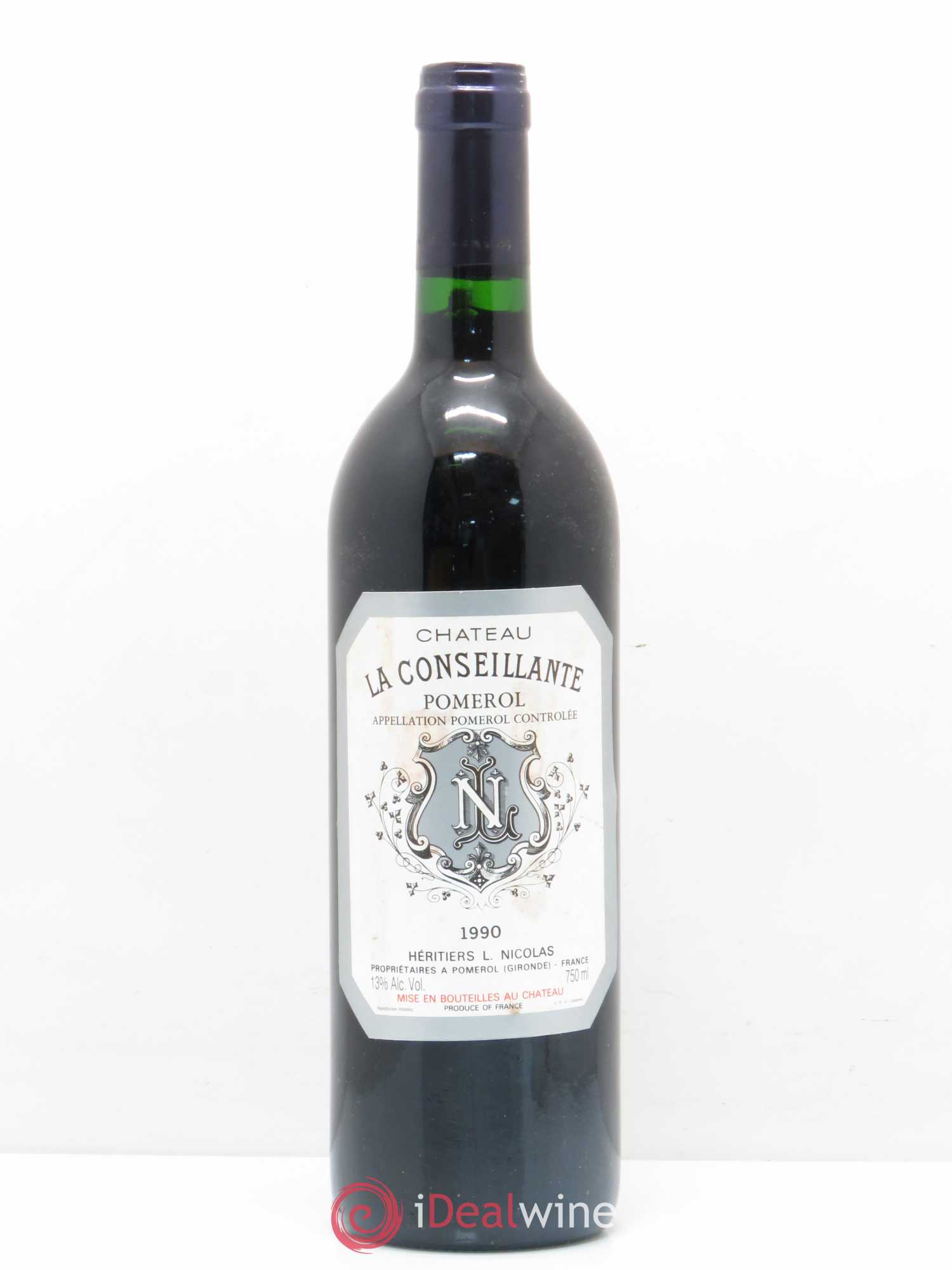 Château la Conseillante 1990 - Lot de 1 bouteille - 0
