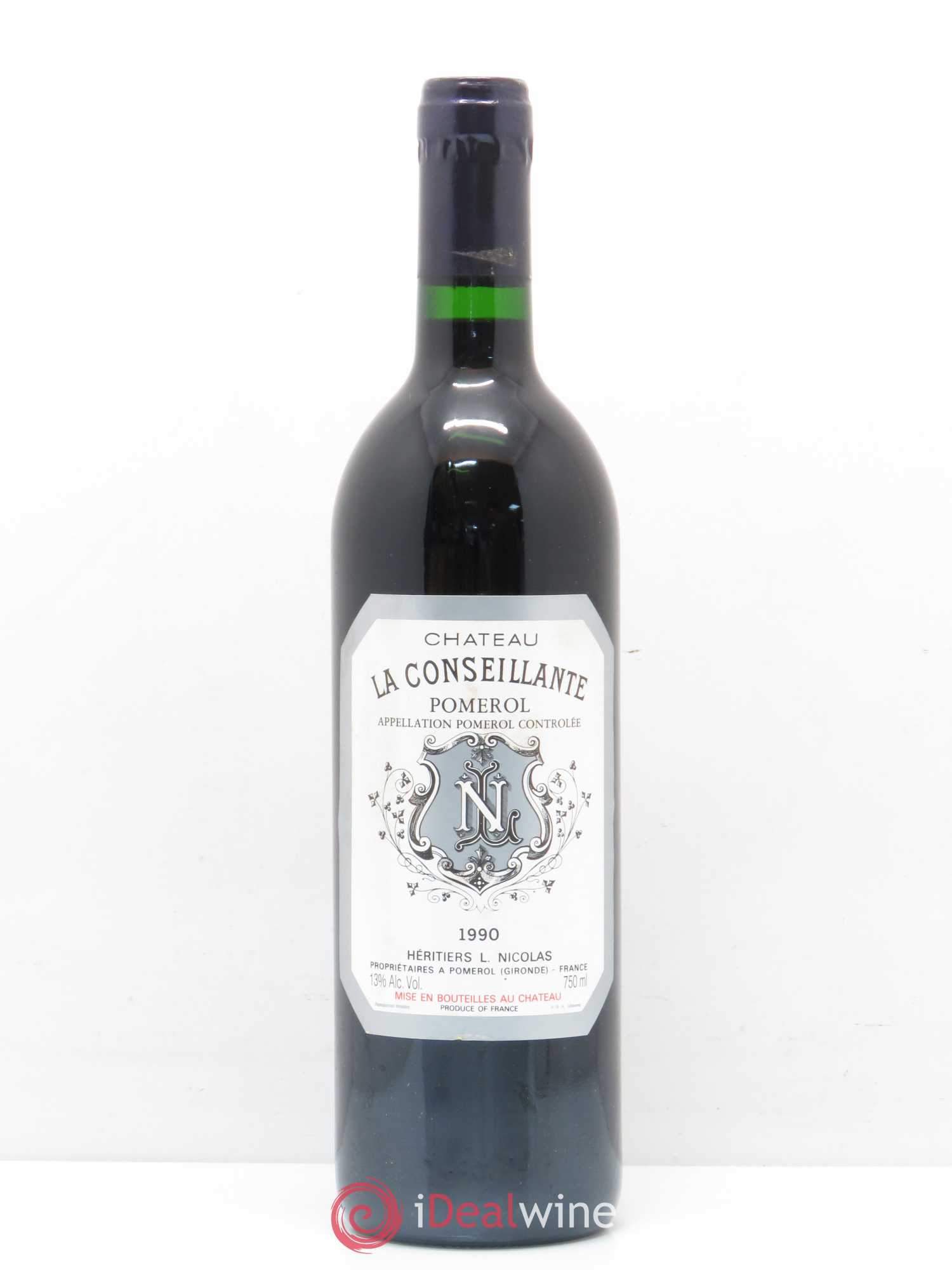 Château la Conseillante 1990 - Lot de 1 bouteille - 0