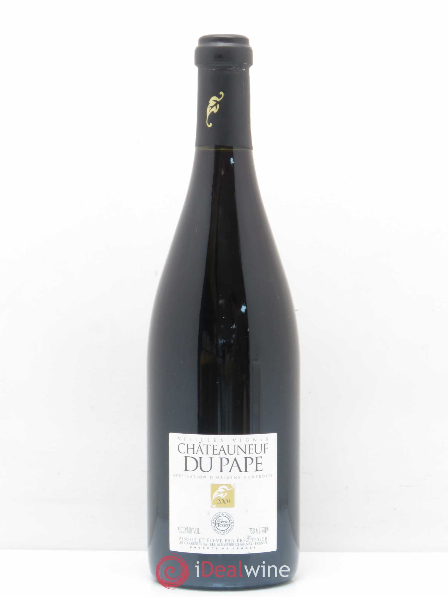 Châteauneuf-du-Pape Vieilles Vignes Eric Texier 2001 - Posten von 1 Flasche - 0