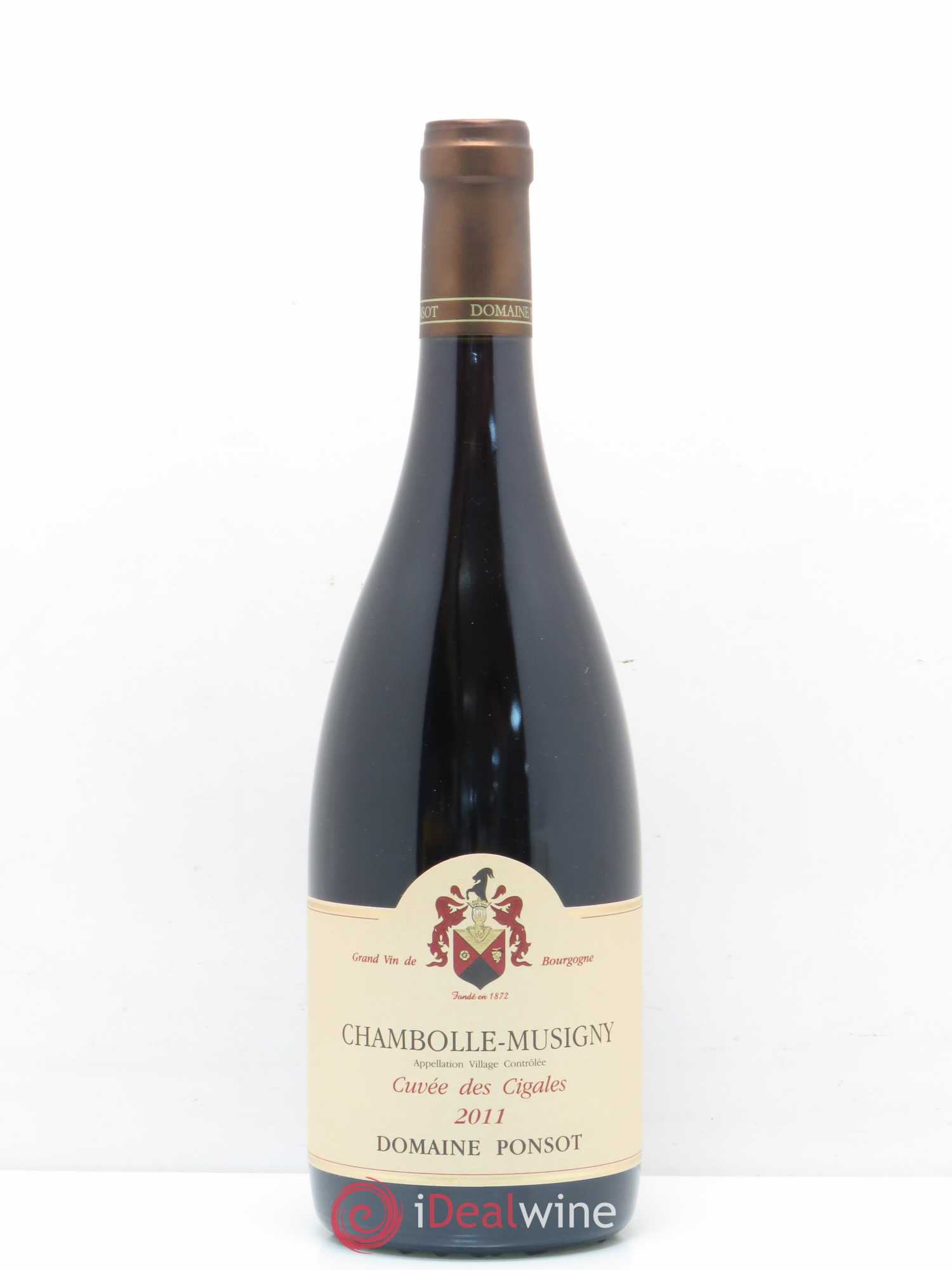 Chambolle-Musigny Cuvée des Cigales Ponsot (Domaine) 2011 - Lot de 1 bouteille - 0