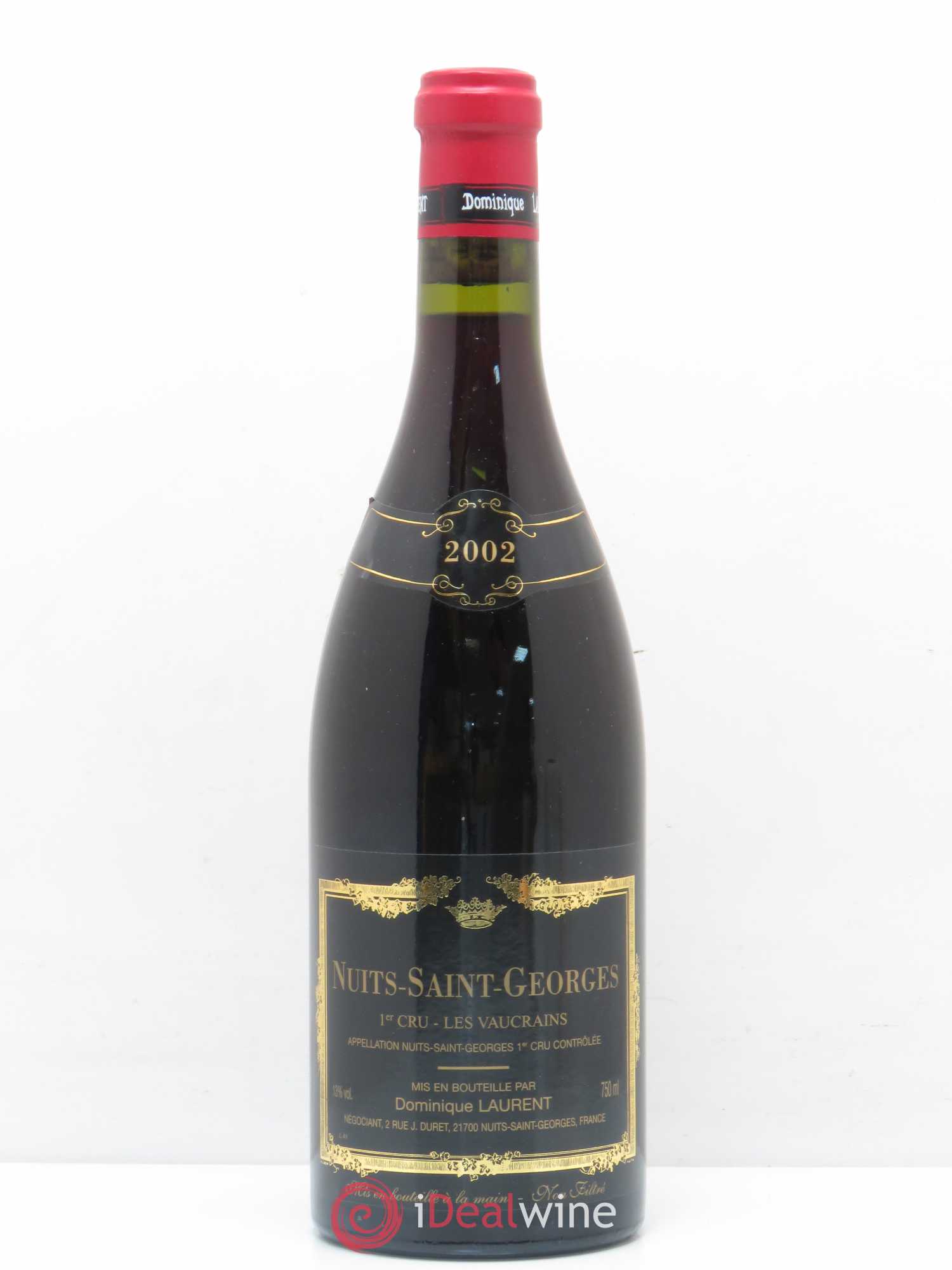 Nuits-Saint-Georges 1er Cru Les Vaucrains Dominique Laurent 2002 - Lot de 1 bouteille - 0