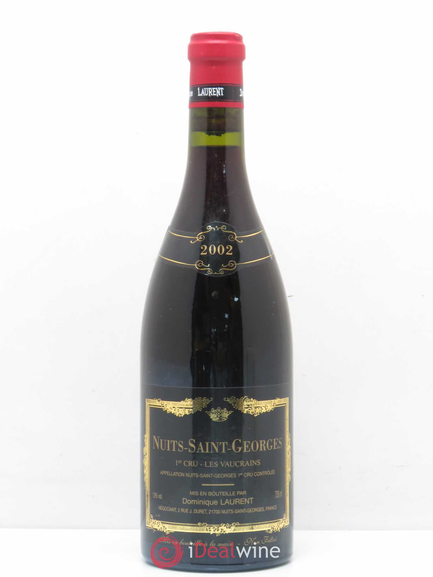 Nuits-Saint-Georges 1er Cru Les Vaucrains Dominique Laurent 2002 - Lot de 1 bouteille - 0