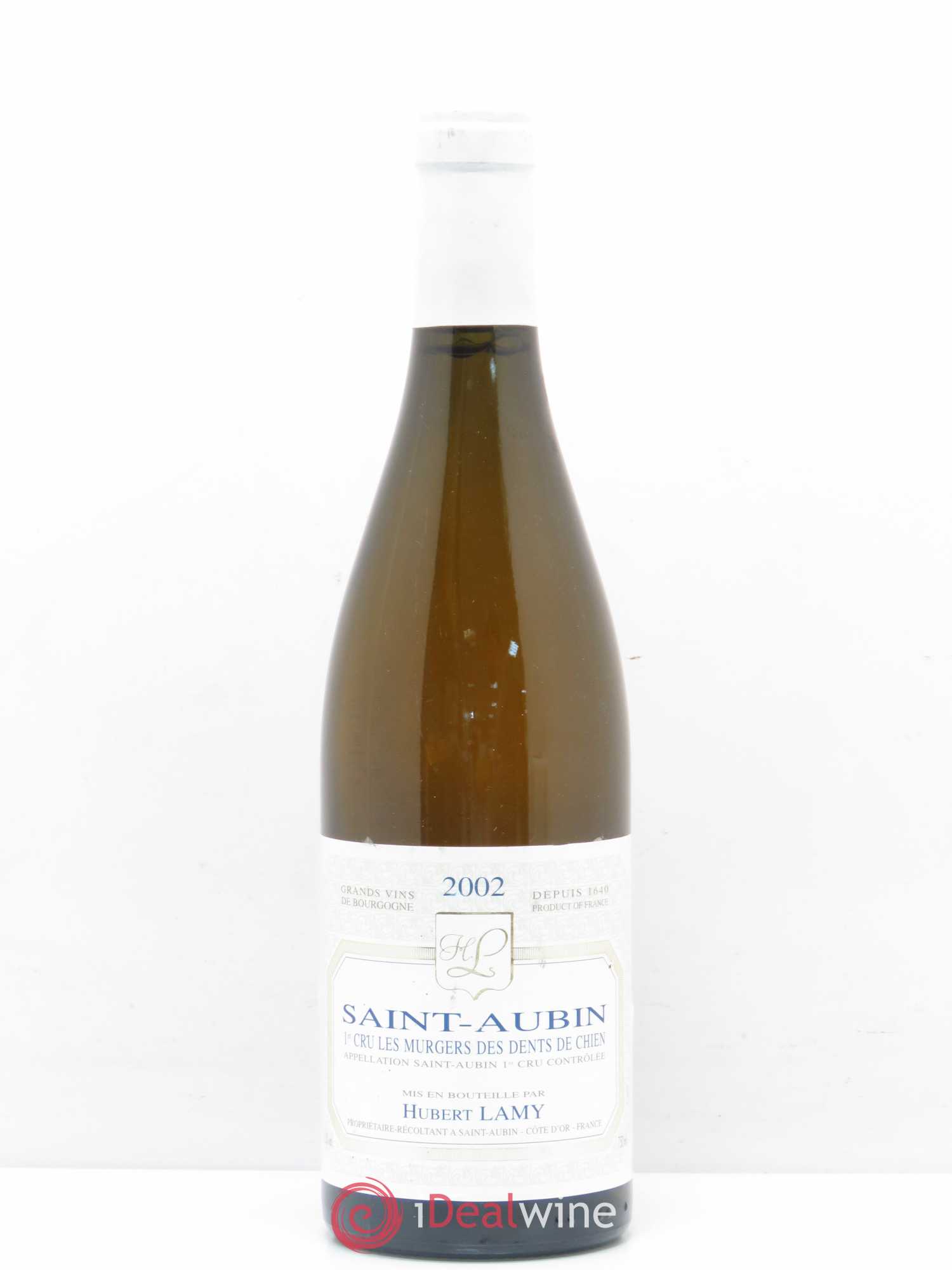 Saint-Aubin 1er Cru Les Murgers des Dents de Chien Hubert Lamy 2002 - Posten von 1 Flasche - 0