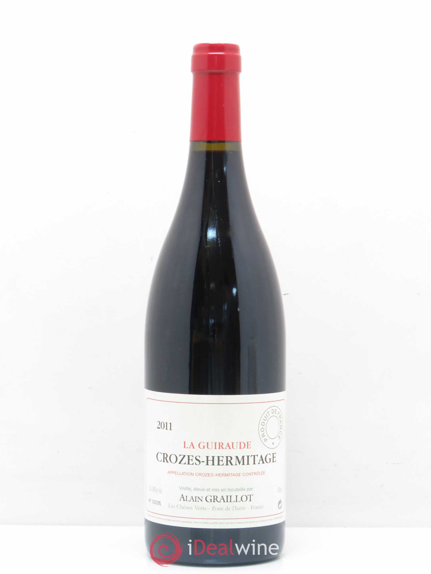 Crozes-Hermitage La Guiraude Domaine Graillot 2011 - Lot de 1 bouteille - 0