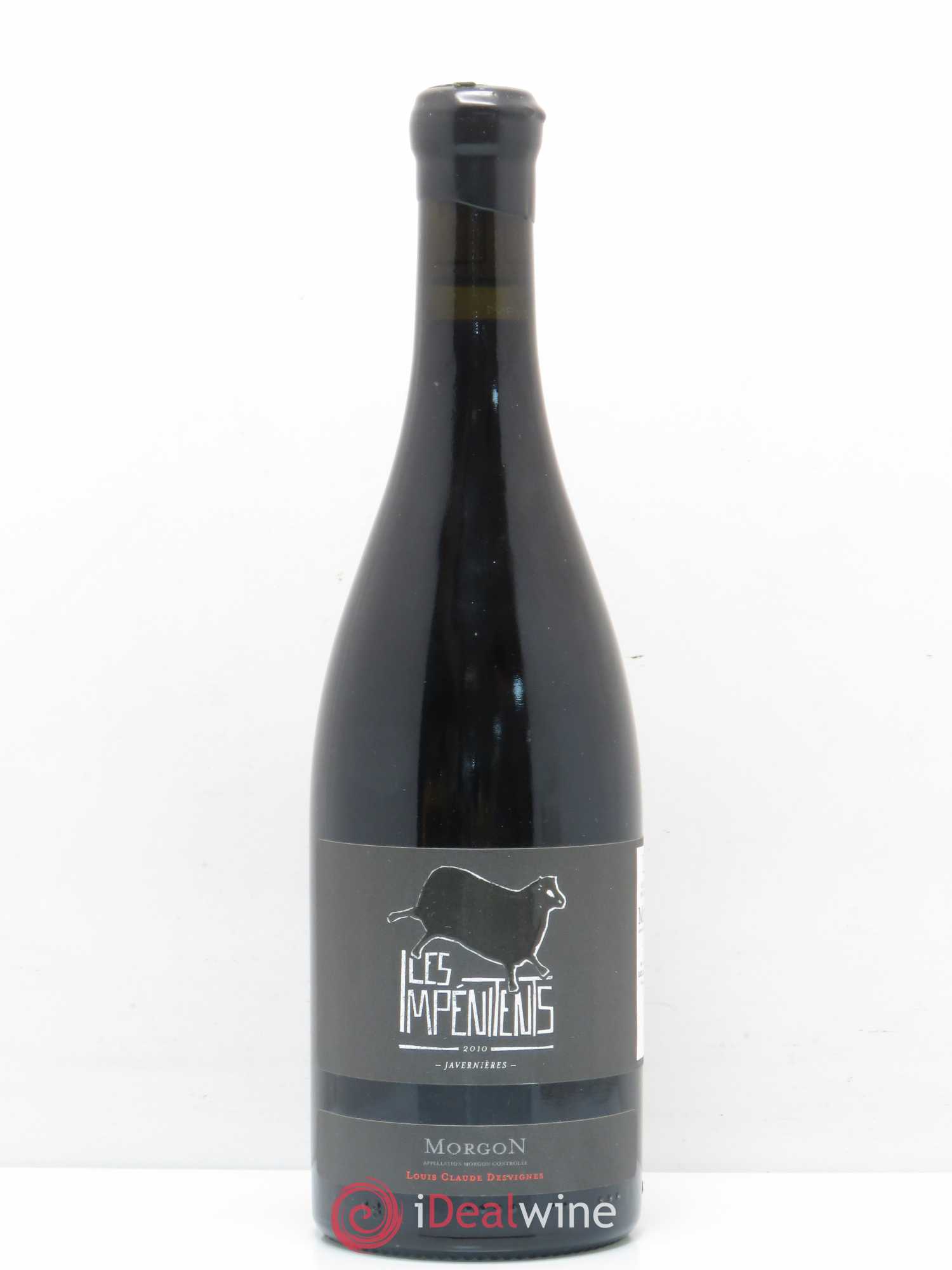 Morgon Javernières Les Impénitents Louis-Claude Desvignes 2010 - Lot de 1 bouteille - 0