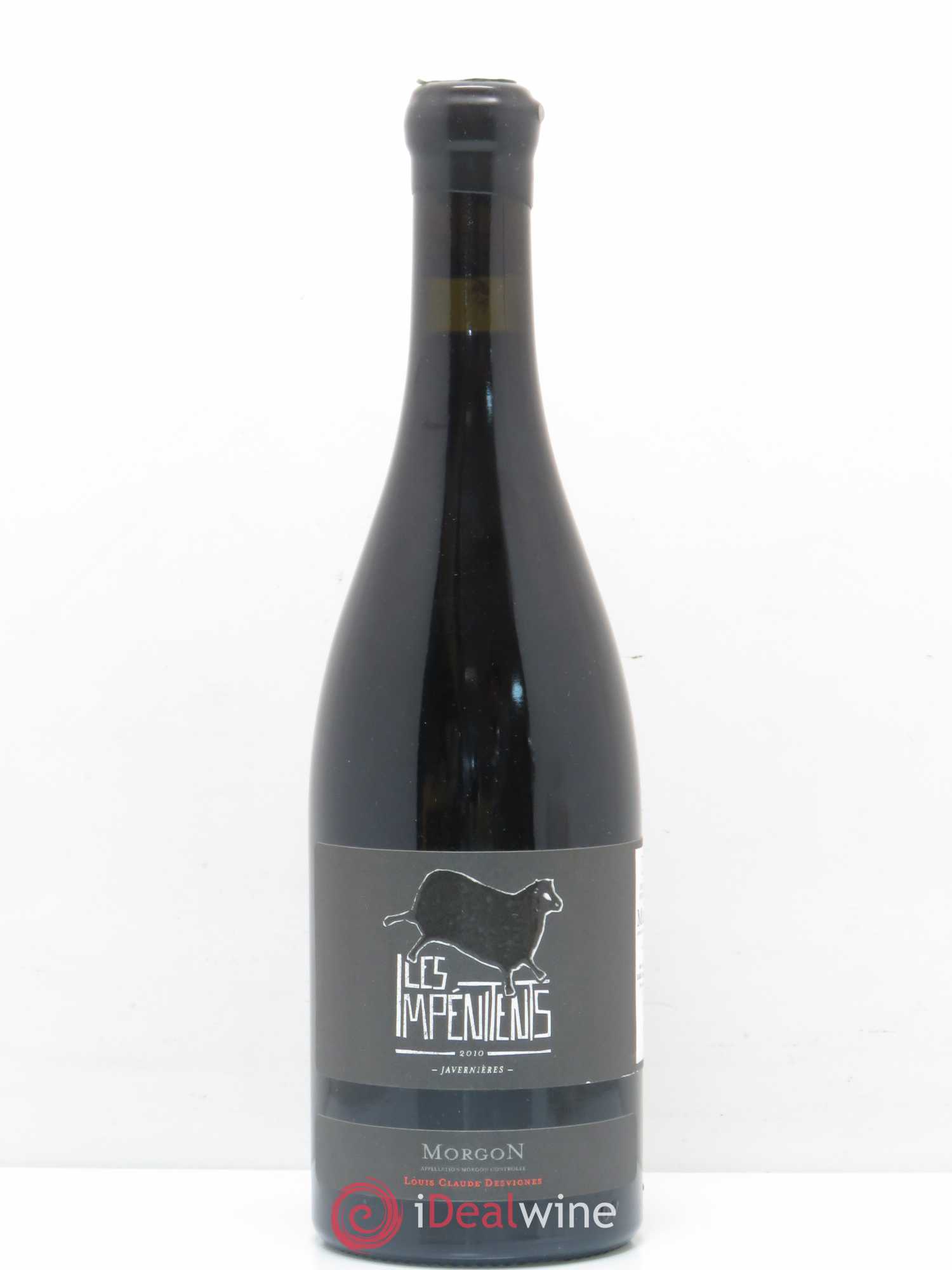 Morgon Javernières Les Impénitents Louis-Claude Desvignes 2010 - Lot de 1 bouteille - 0