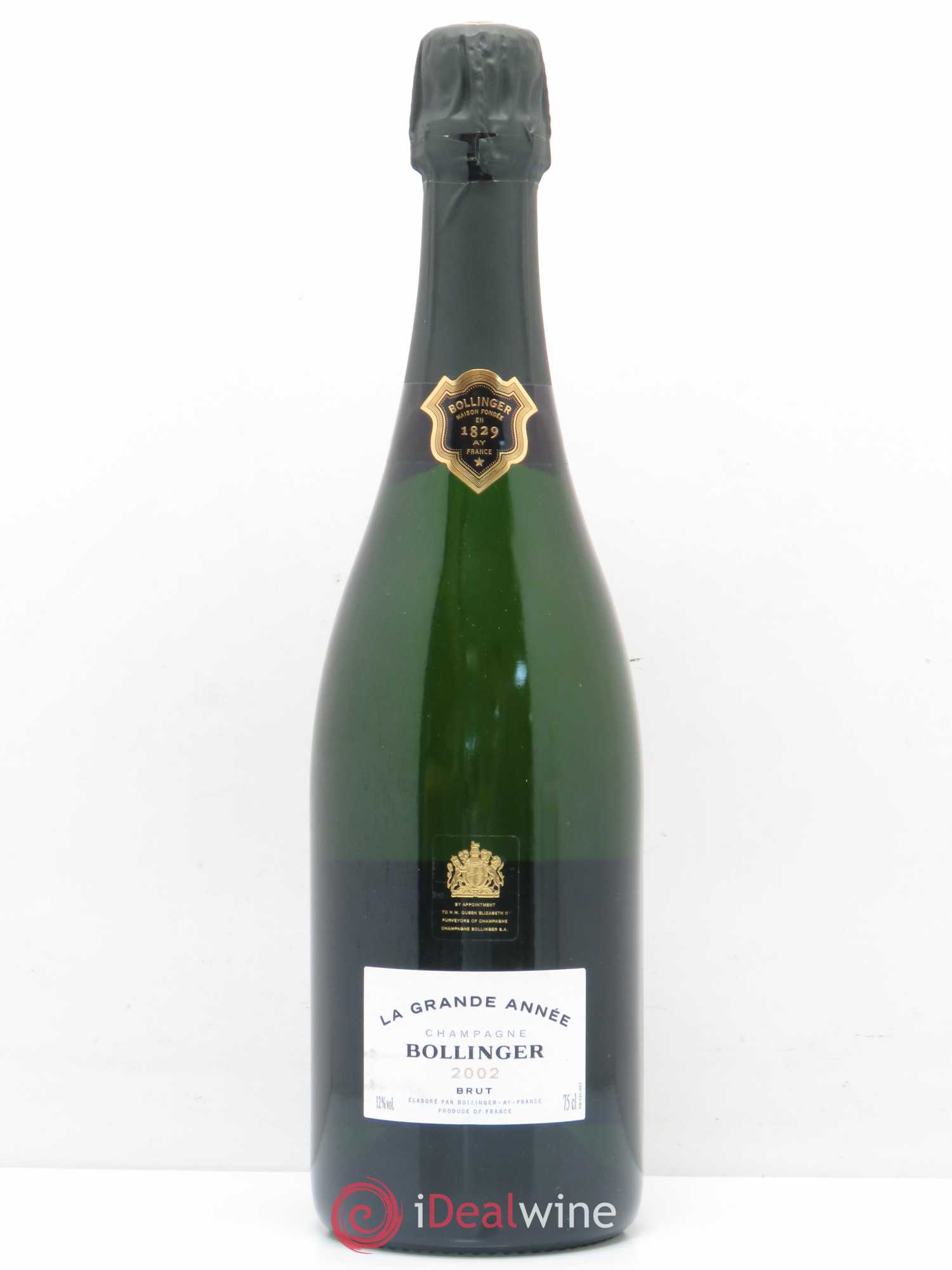 La Grande Année Brut Bollinger 2002 - Lot de 1 bouteille - 0