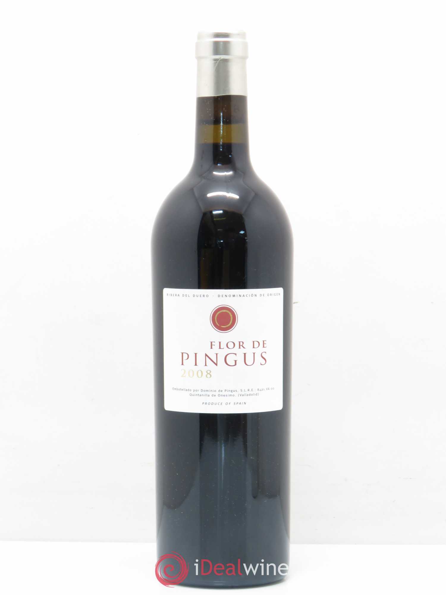 Ribera Del Duero Flor de Pingus Dominio de Pingus - Peter Sisseck 2008 - Lot de 1 bouteille - 0