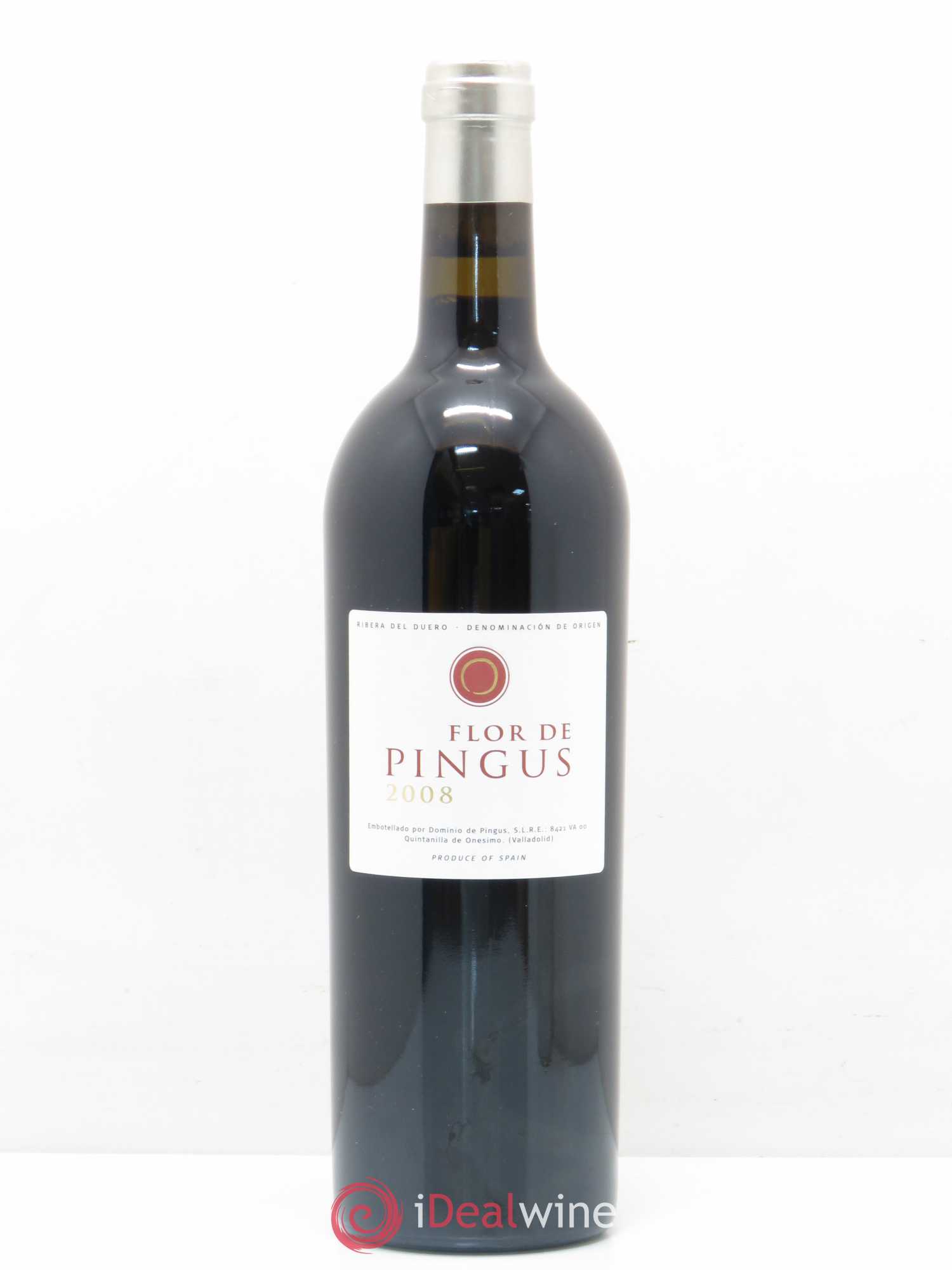 Ribera Del Duero Flor de Pingus Dominio de Pingus - Peter Sisseck 2008 - Lot de 1 bouteille - 0