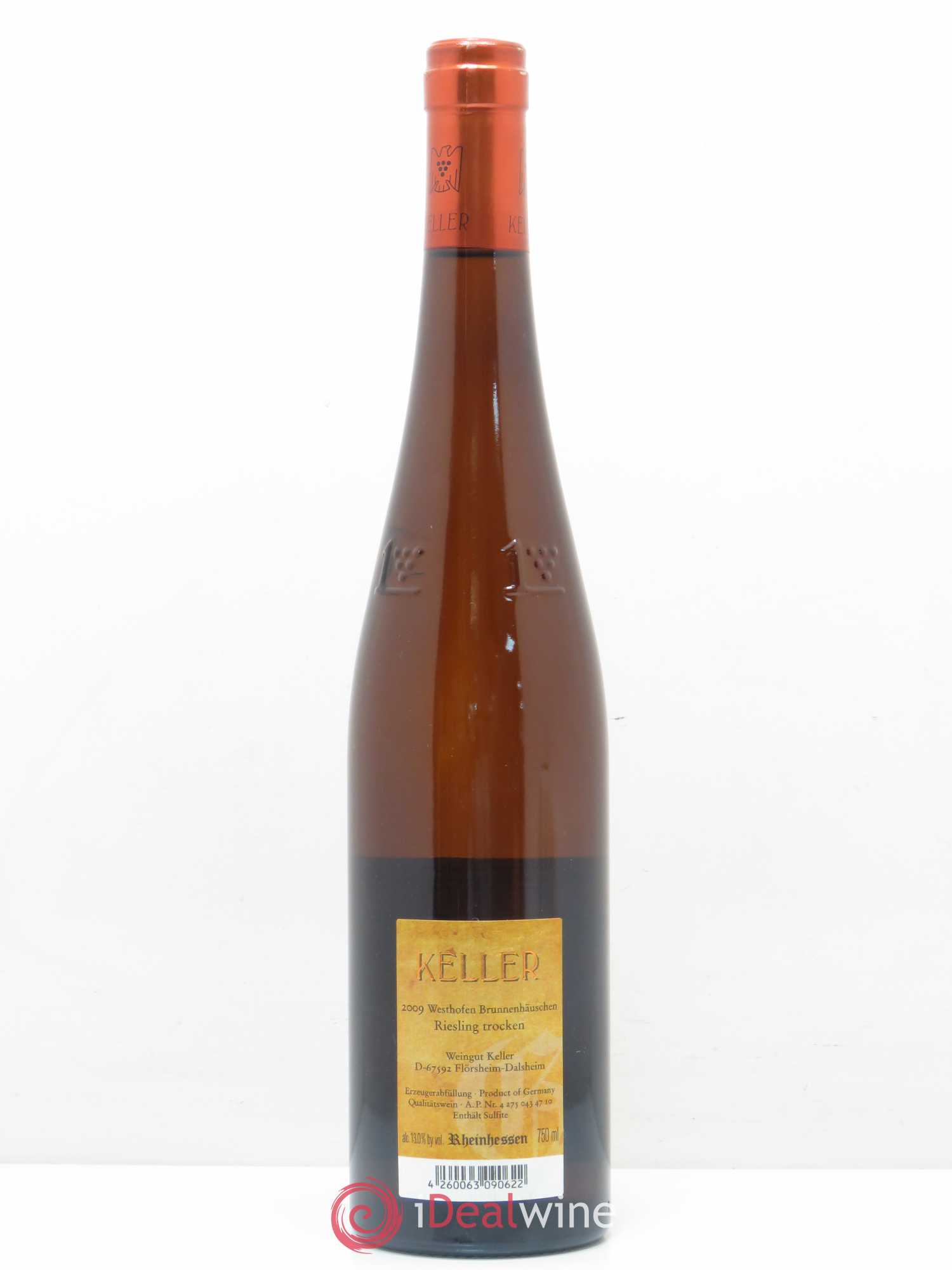 Riesling Trocken Westhofen Brunnenhäuschen Abtserde Weingut Keller 2009 - Lot of 1 bottle - 1