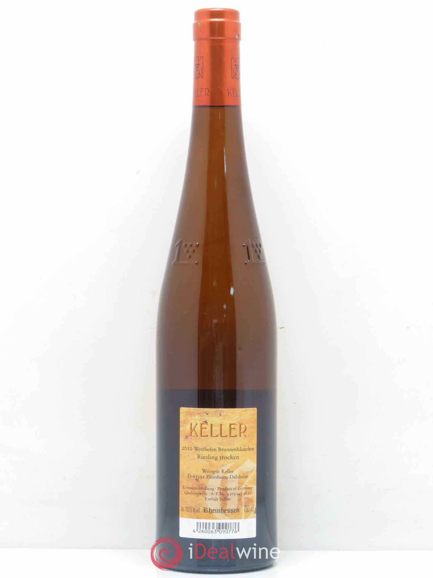 Riesling Trocken Westhofen Brunnenhäuschen Abtserde Weingut Keller 2010 - Posten von 1 Flasche - 1