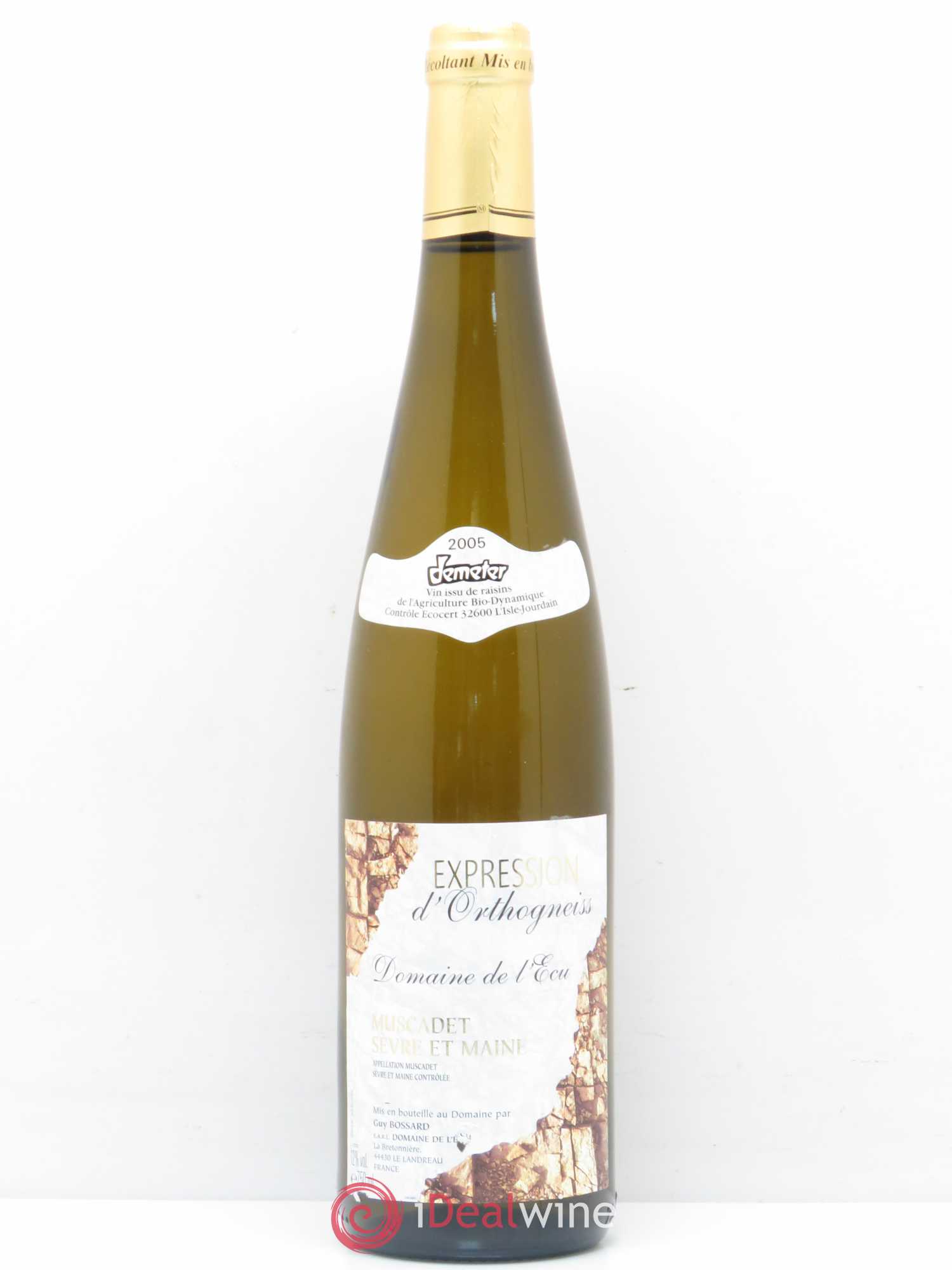 Vin de France (anciennement Muscadet-Sèvre-et-Maine) Orthogneiss Domaine de L'Ecu Expression d'Orthogneiss (sans prix de réserve) 2005 - Posten von 1 Flasche - 0