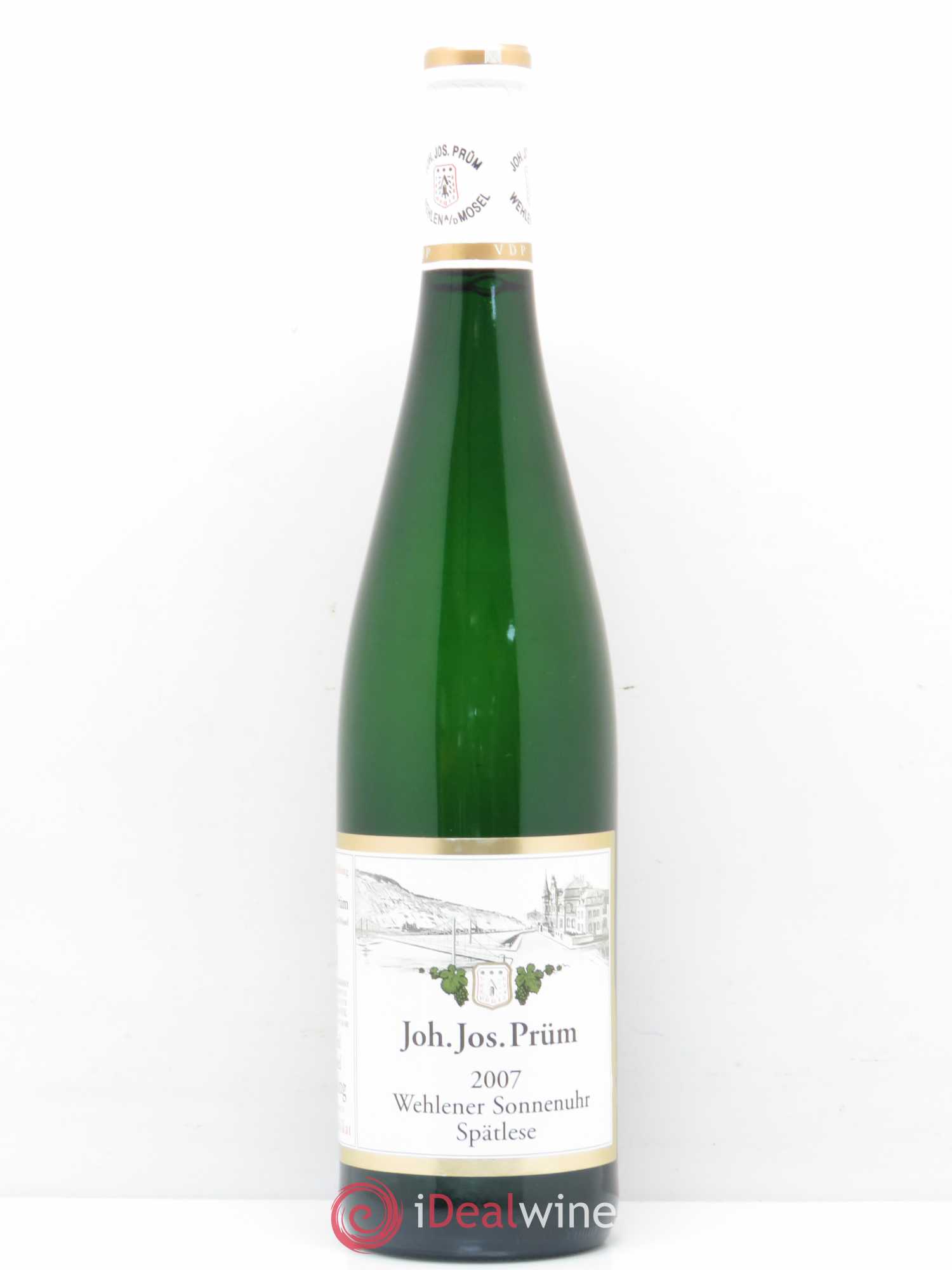 Riesling Joh. Jos. Prum Wehlener Sonnenuhr Spätlese (sans prix de réserve) 2007 - Lot de 1 bouteille - 0