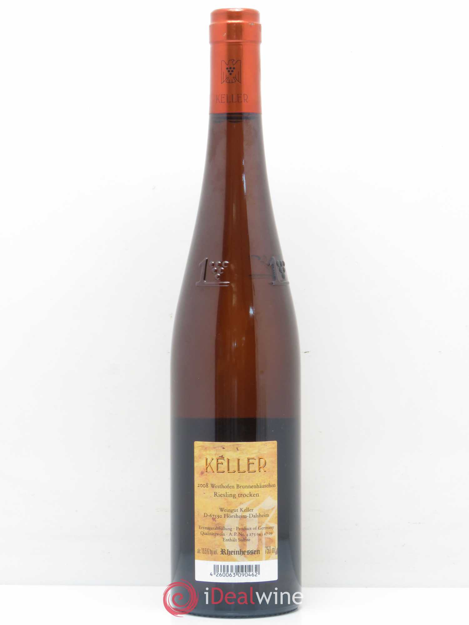 Riesling Trocken Westhofen Brunnenhäuschen Abtserde E.de Weingut Keller 2008 - Lotto di 1 bottiglia - 1