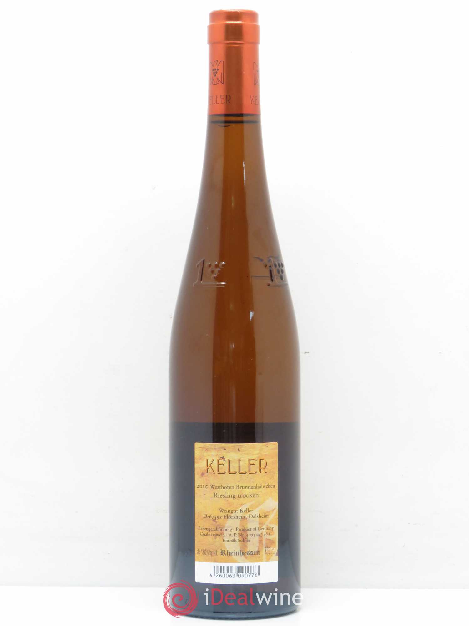 Riesling Trocken Westhofen Brunnenhäuschen Abtserde Weingut Keller 2010 - Posten von 1 Flasche - 1