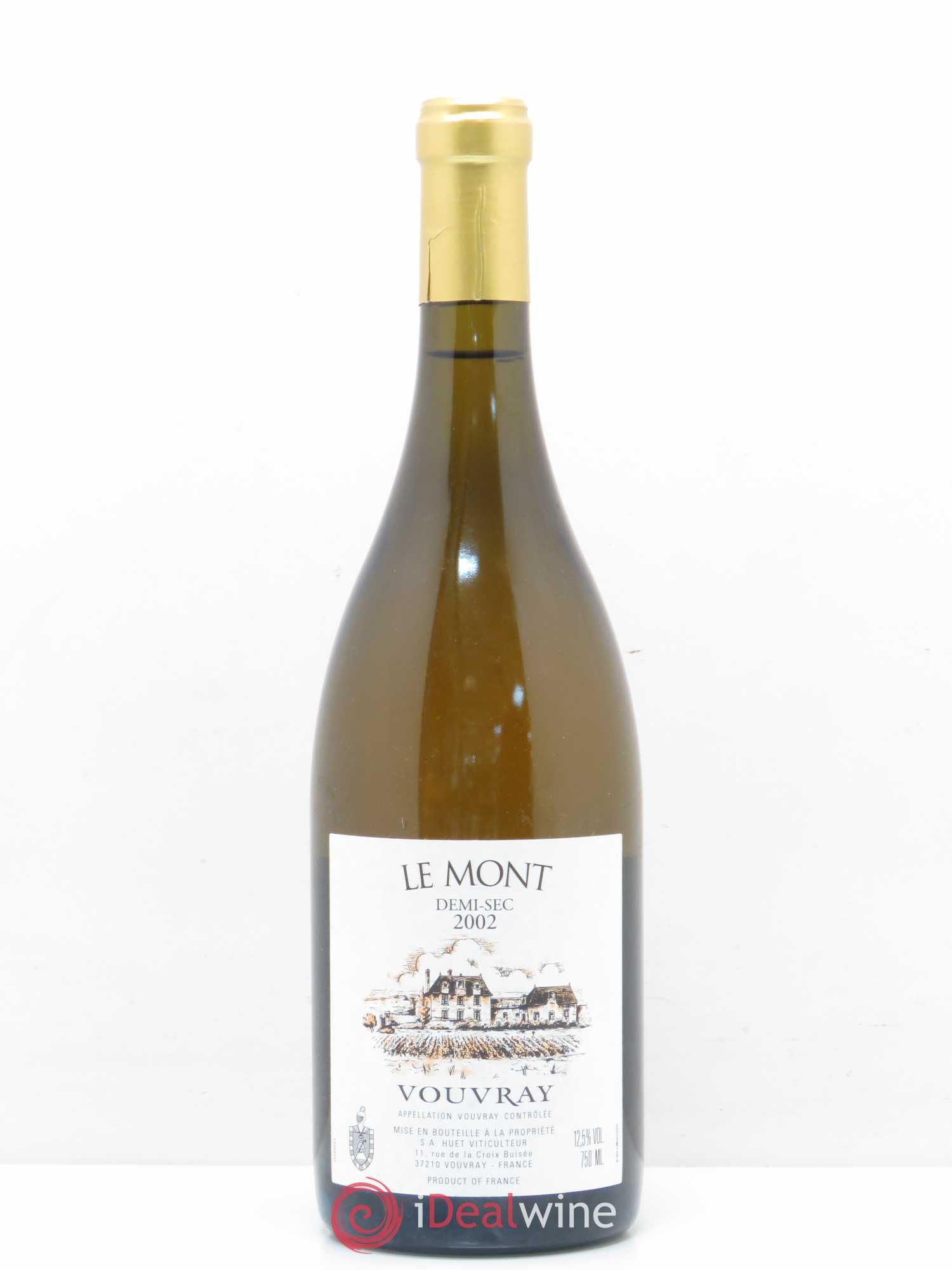 Vouvray Le Mont Demi-Sec Domaine Huet 2002 - Lot de 1 bouteille - 0