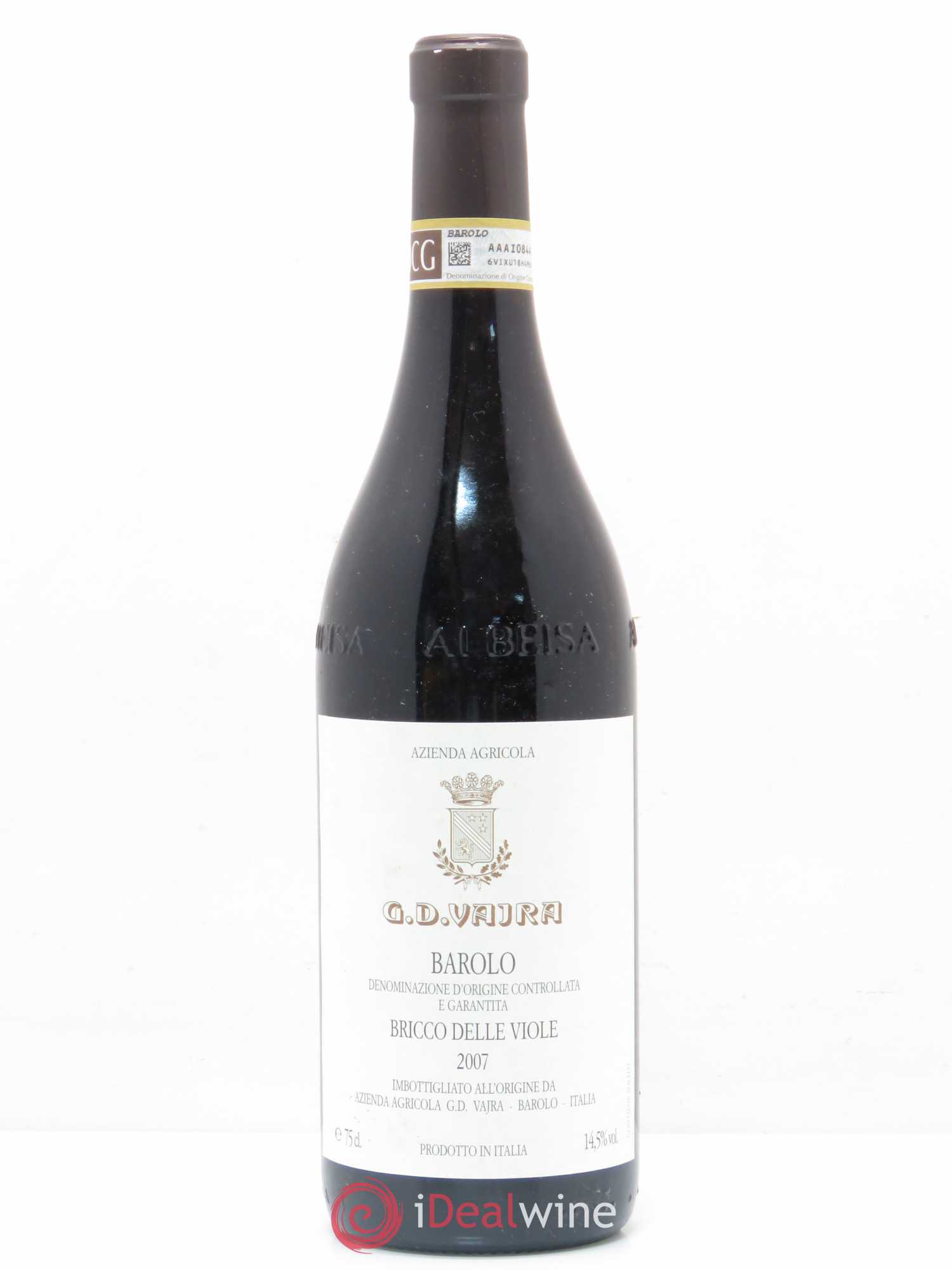 Barolo Bricco delle Viole G.D. Vajra 2007 - Posten von 1 Flasche - 0