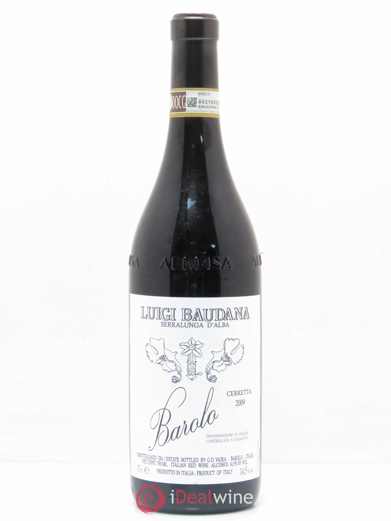 Barolo Cerretta Luigi Baudana 2009 - Posten von 1 Flasche - 0
