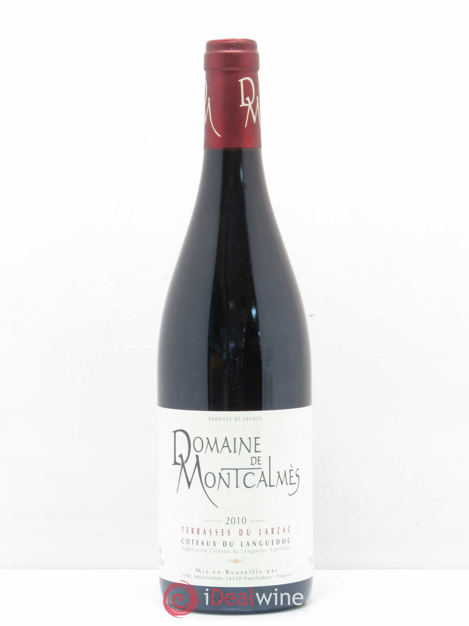 Terrasses du Larzac Domaine de Montcalmès Frédéric Pourtalié 2010 - Lot de 1 bouteille - 0