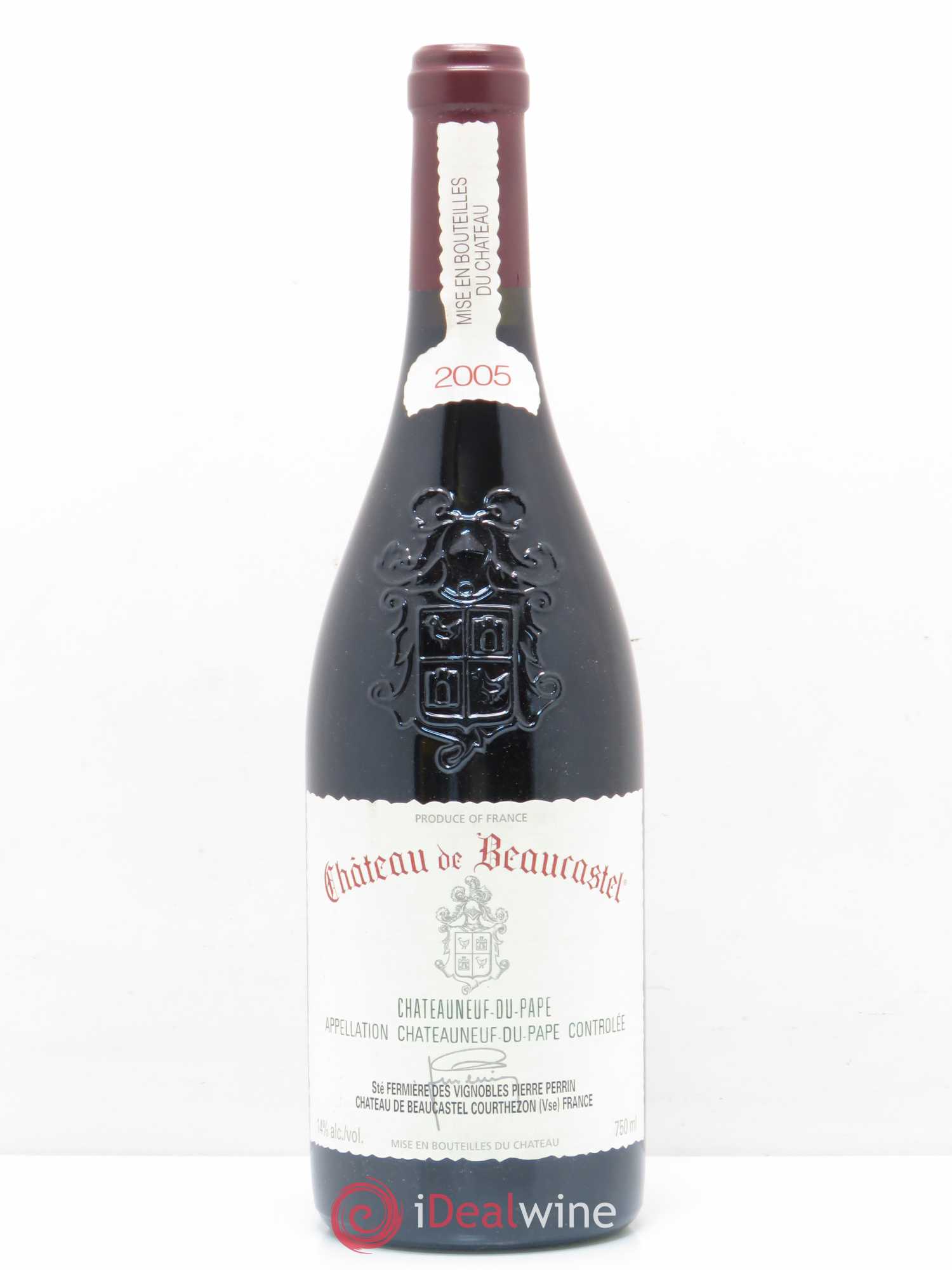 Châteauneuf-du-Pape Château de Beaucastel Famille Perrin 2005 - Lot de 1 bouteille - 0